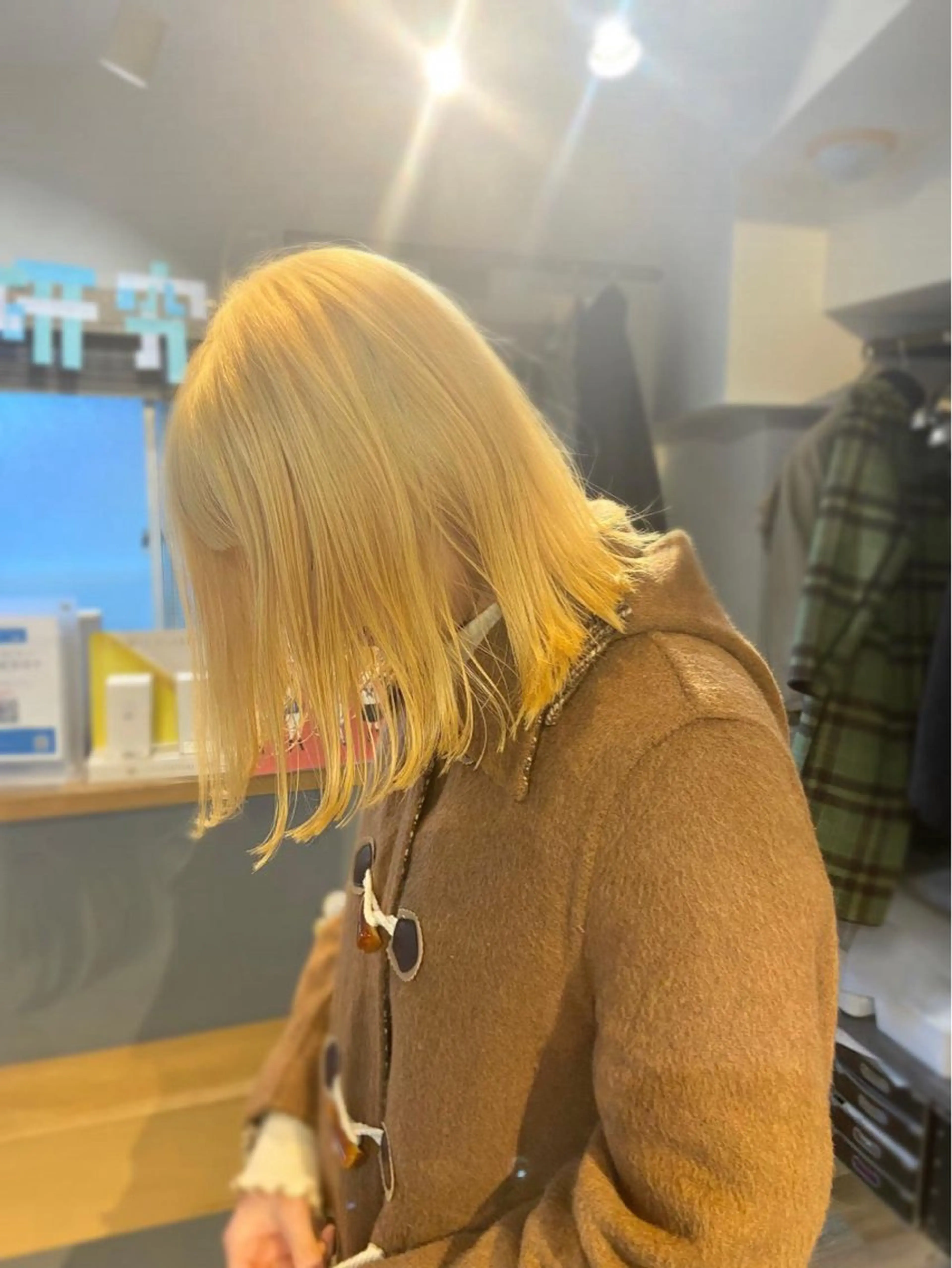 ミディアム カラー ヘアカラー 髪質改善ストレート/ coiiはしもとはなのヘアスタイル