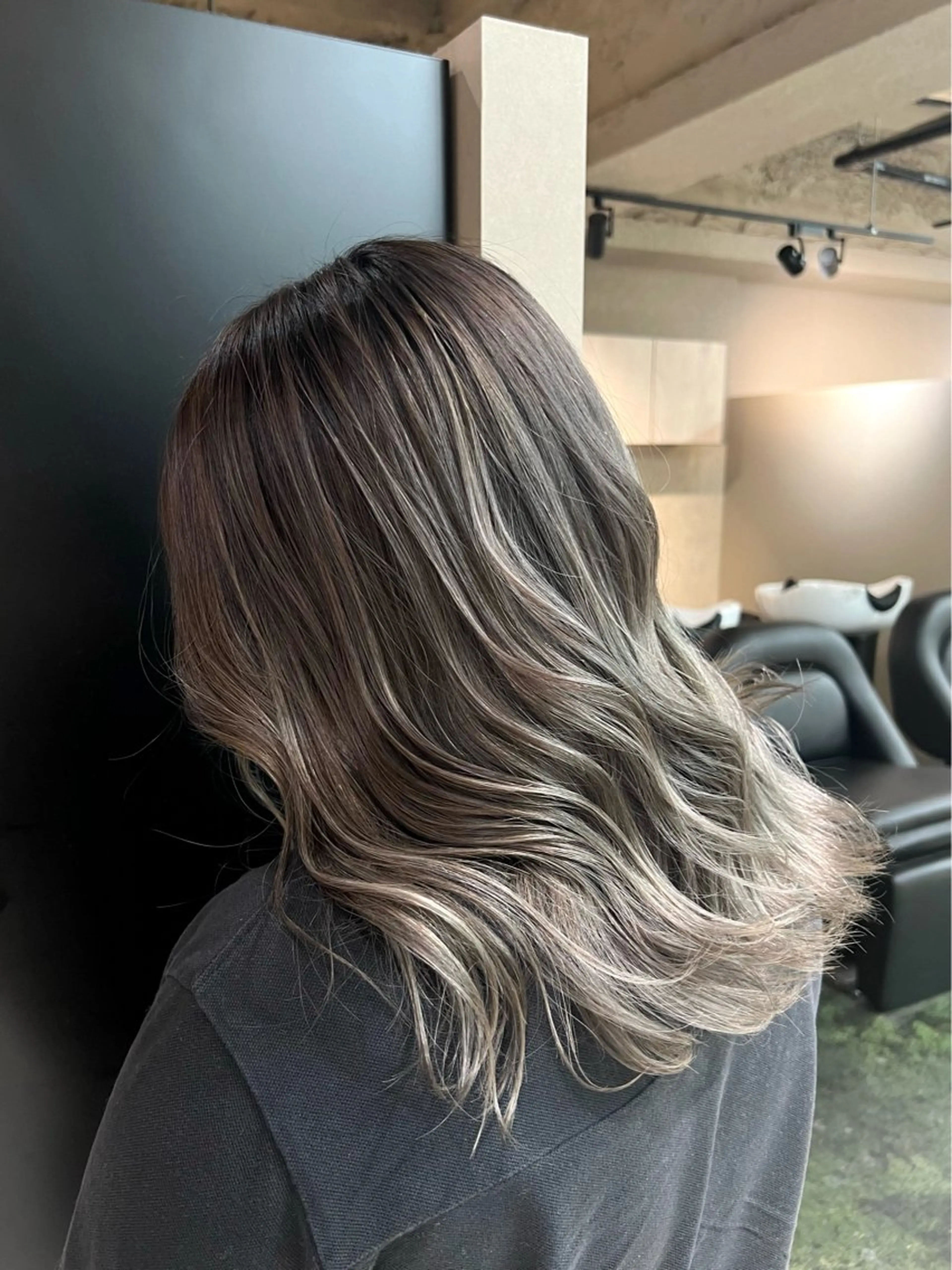 セミロング カラー カット ヘアカラー トリートメント 💖難波レイヤー カット💖ツバサのヘアスタイル