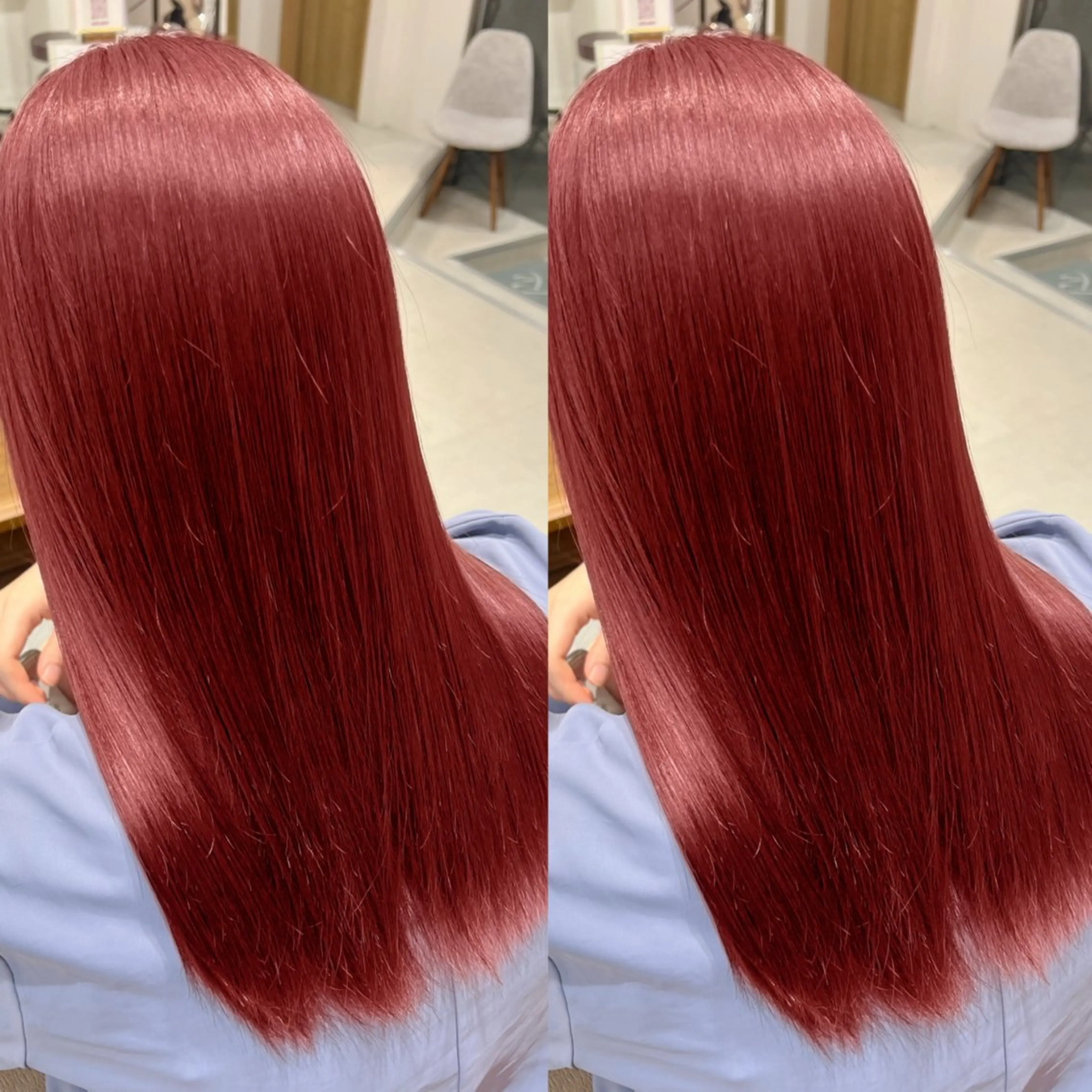 ロング カラー ヘアカラー 🫧艶髪カラー🫧 伊原修子のヘアスタイル