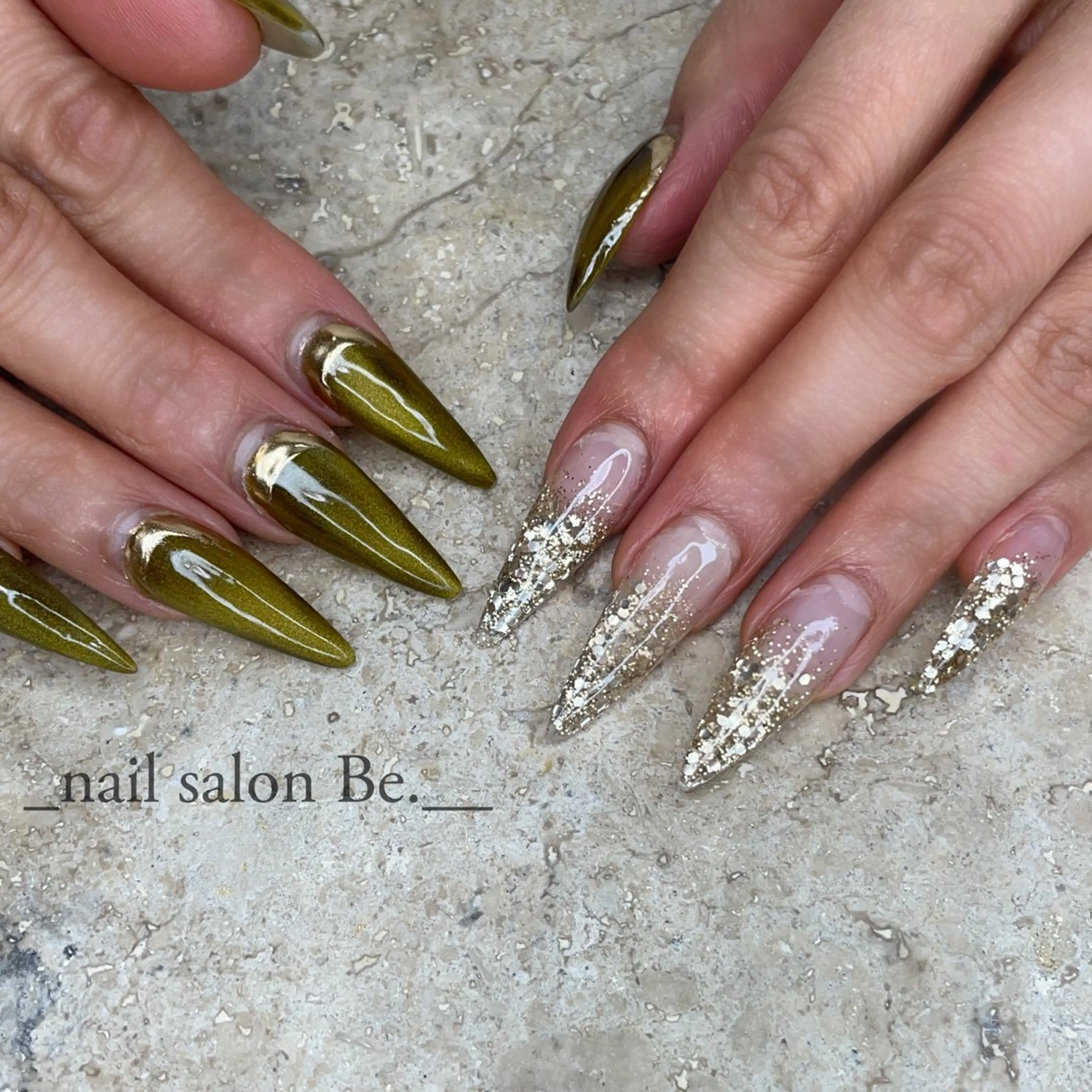 ネイル スカルプネイル nail salon Be.のネイルデザイン
