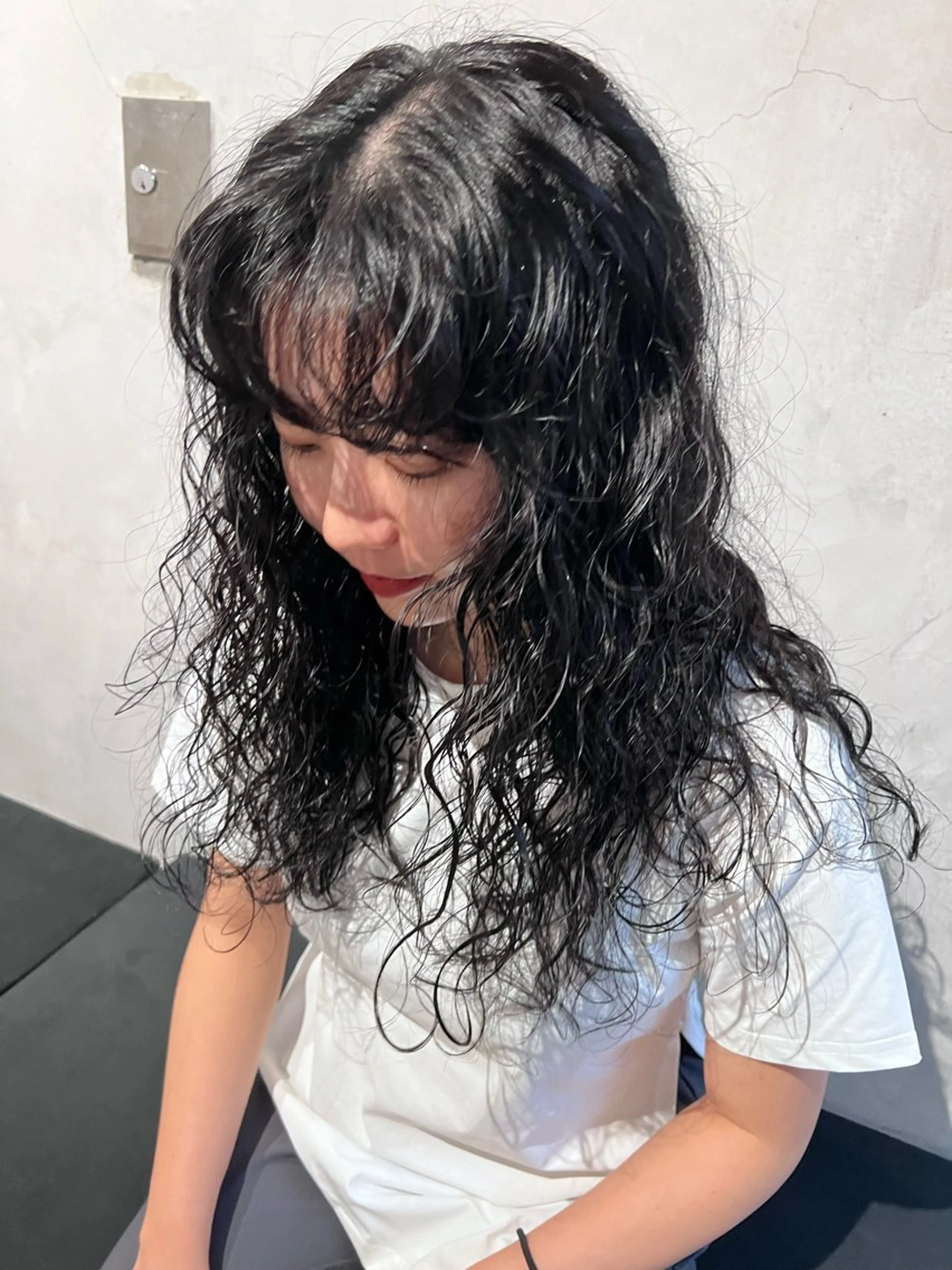 【パーマ撮影モデル募集！！】🌟平日夜限定！！⚠️ブリーチ、縮毛履歴無しの方限定！！事前に写真送付お願いします！の写真
