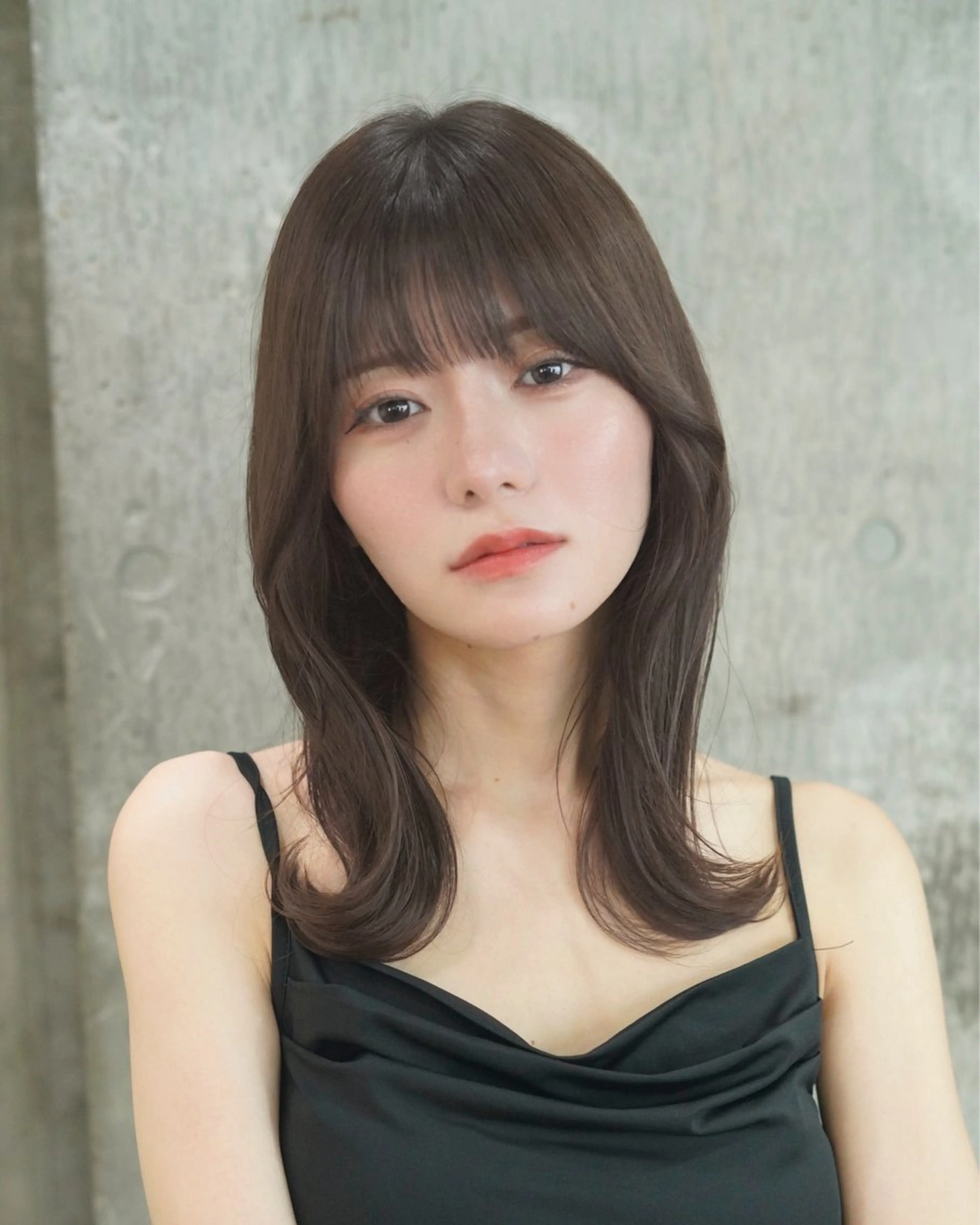 ミディアム ✨くびれヘア 透明感カラー✨のヘアスタイル