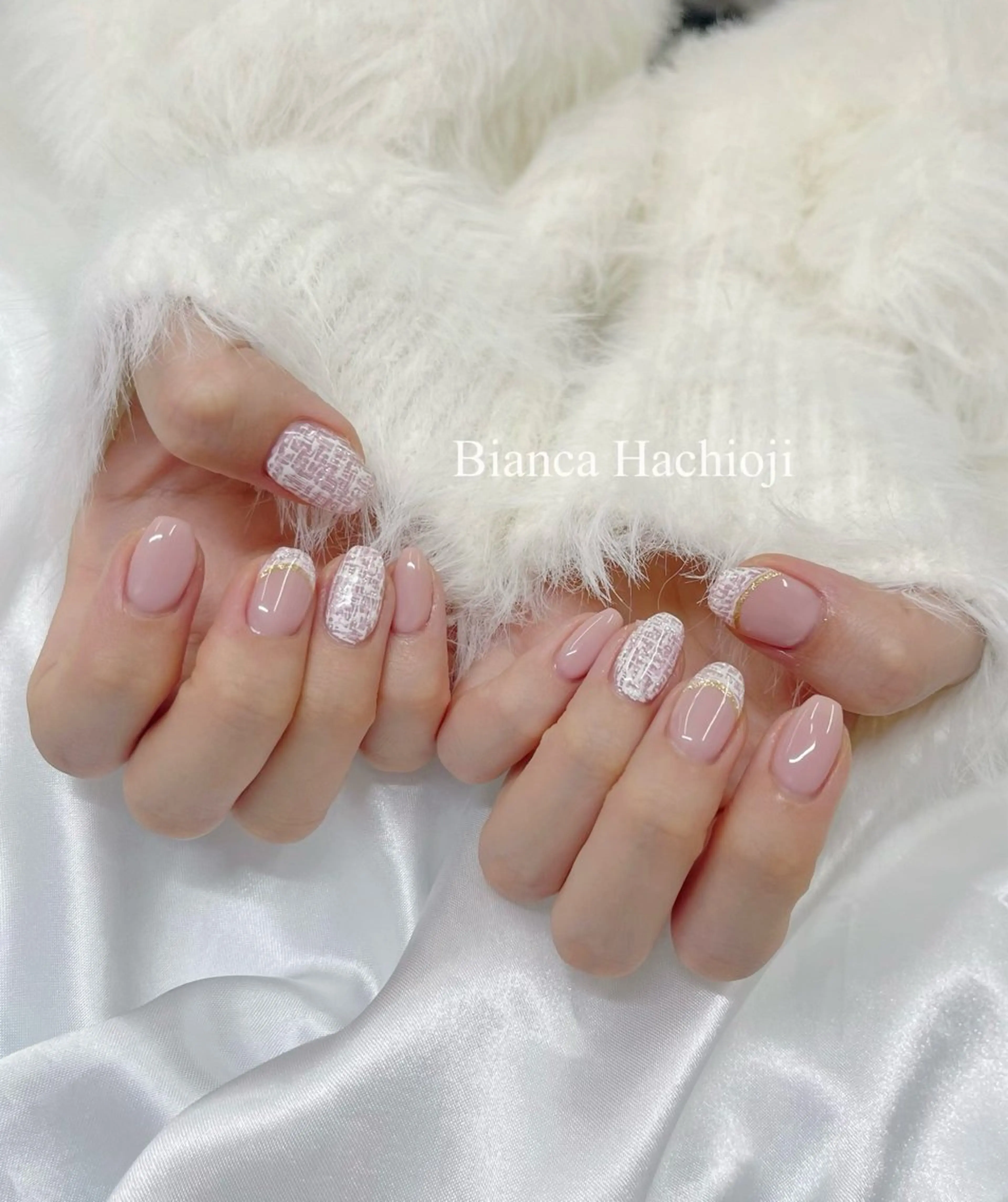 ネイル ハンドネイル Bianca🩶 SHIONOのネイルデザイン