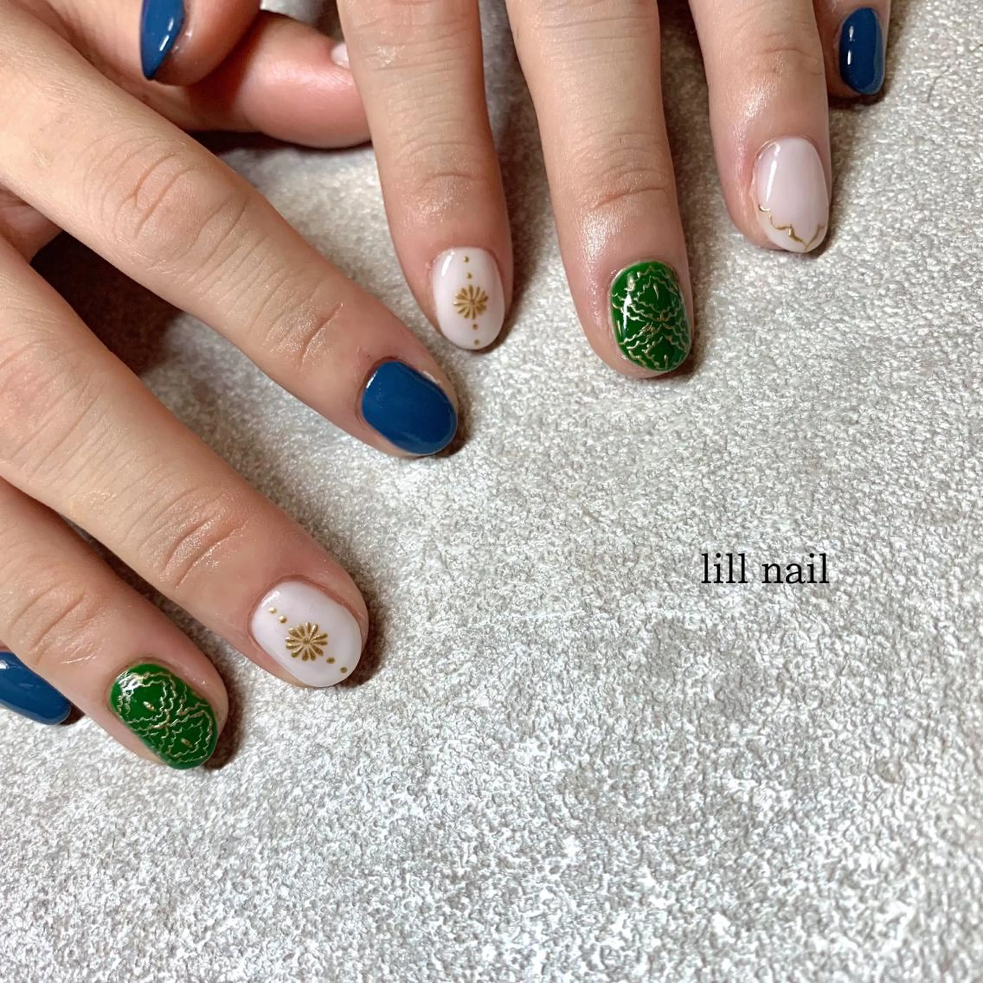 ショート pllia beautyのネイルデザイン