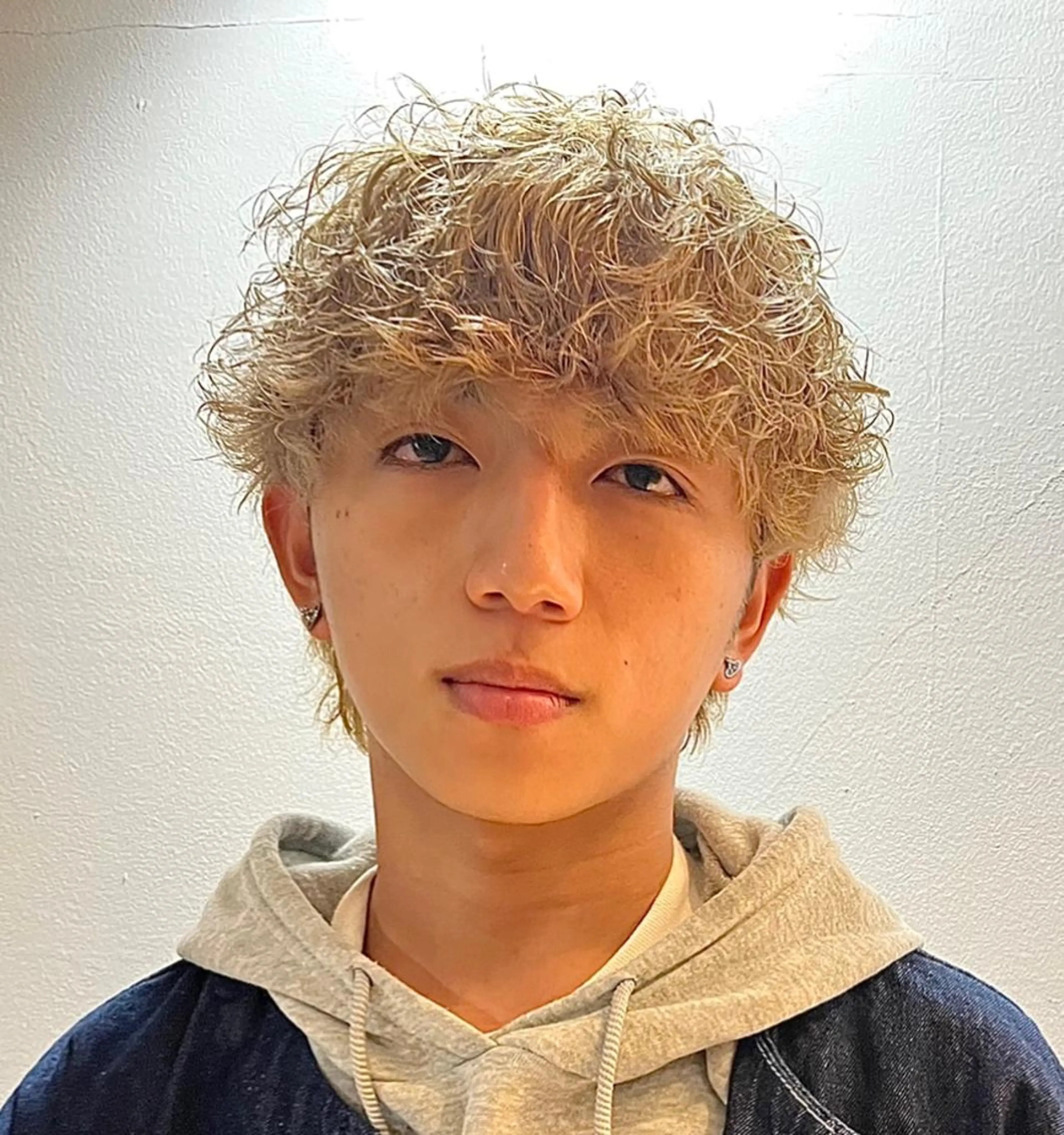 カラー メンズ ヘアカラー 猪原 海斗メンズパーマのヘアスタイル