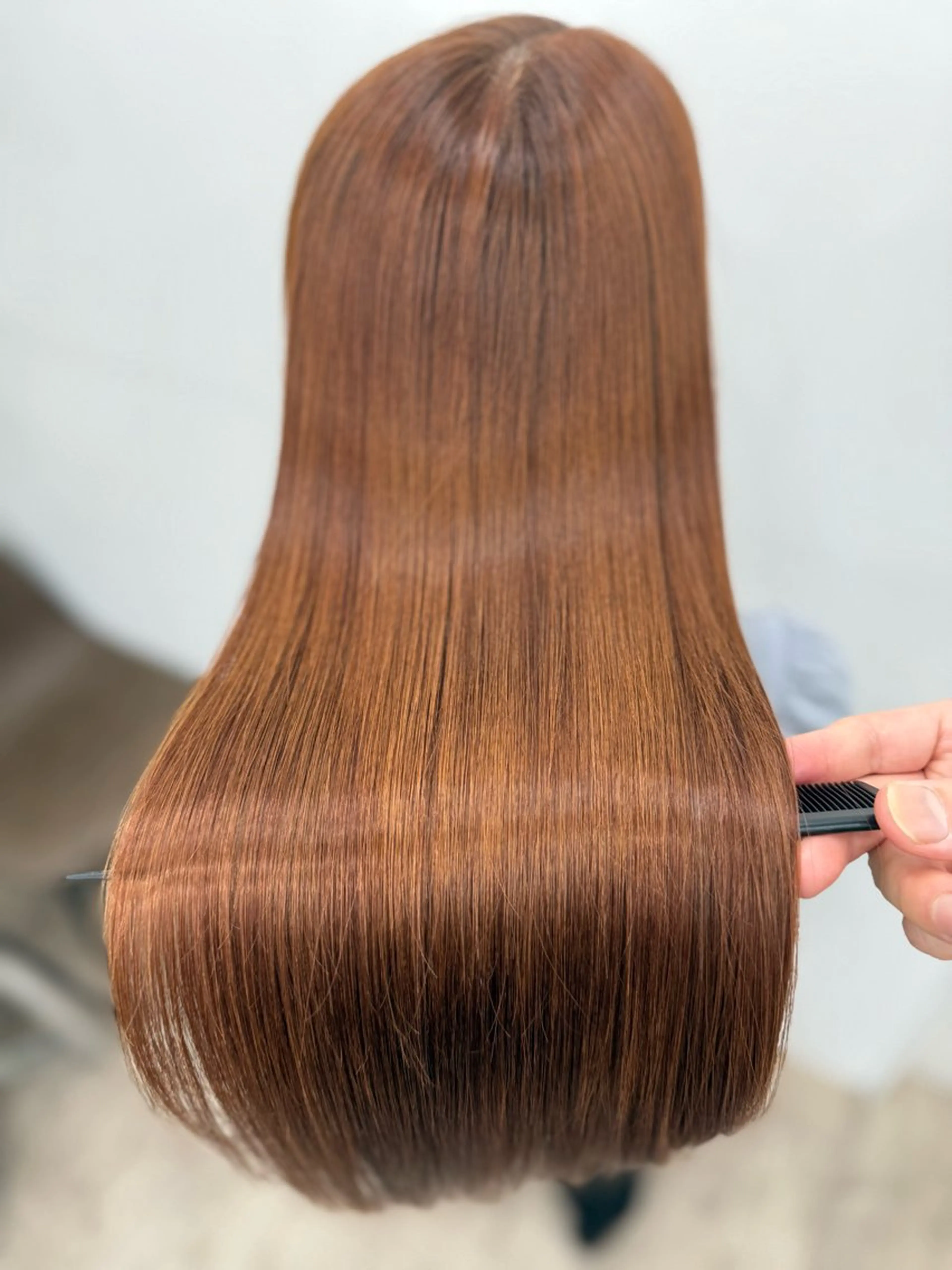 セミロング カット トリートメント A'SHE横浜所属・髪質改善特化🔥 縮毛、トリートメントのヘアスタイル