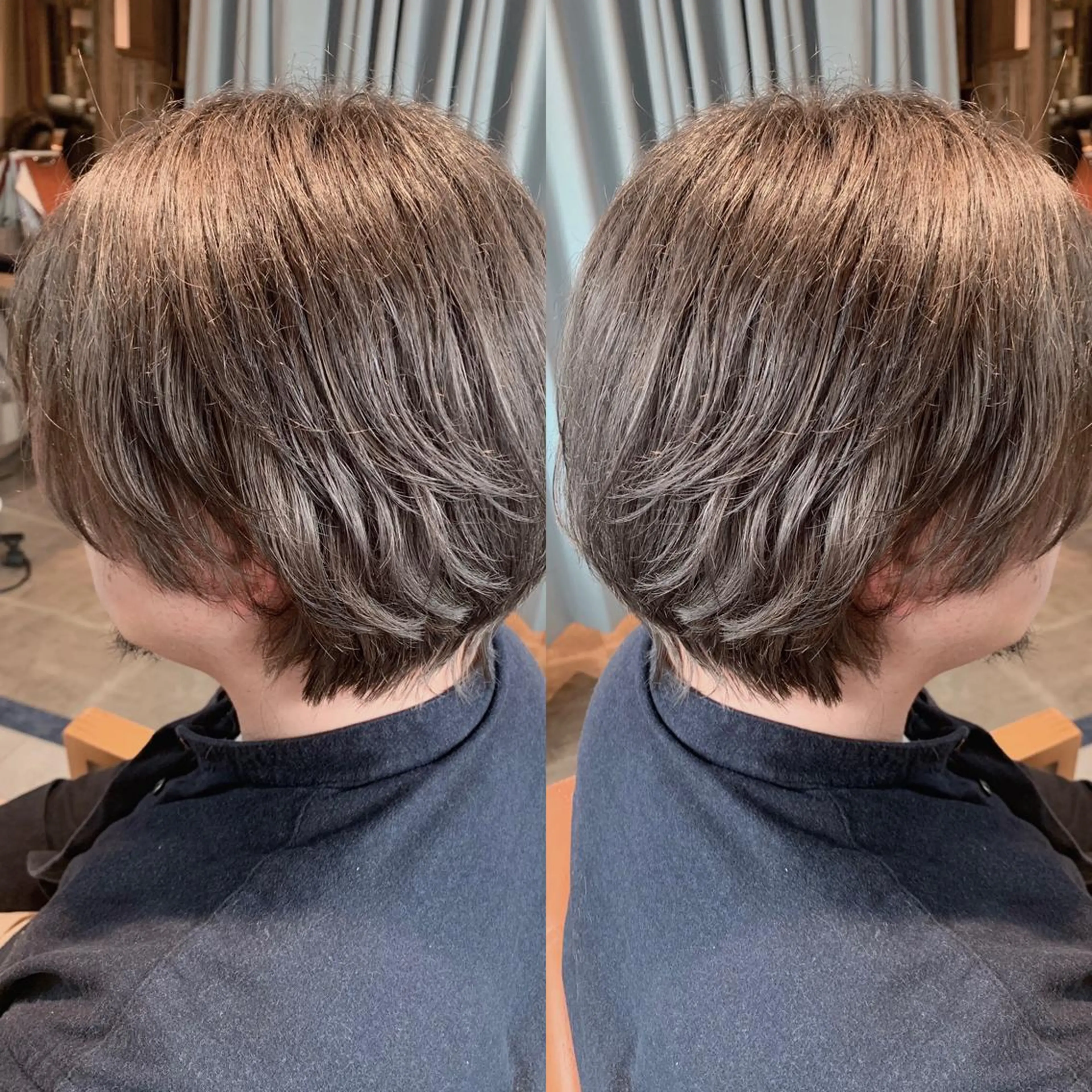 ショート カラー ブリーチ 韓国🇰🇷 ✂︎hair 内田愛のヘアスタイル