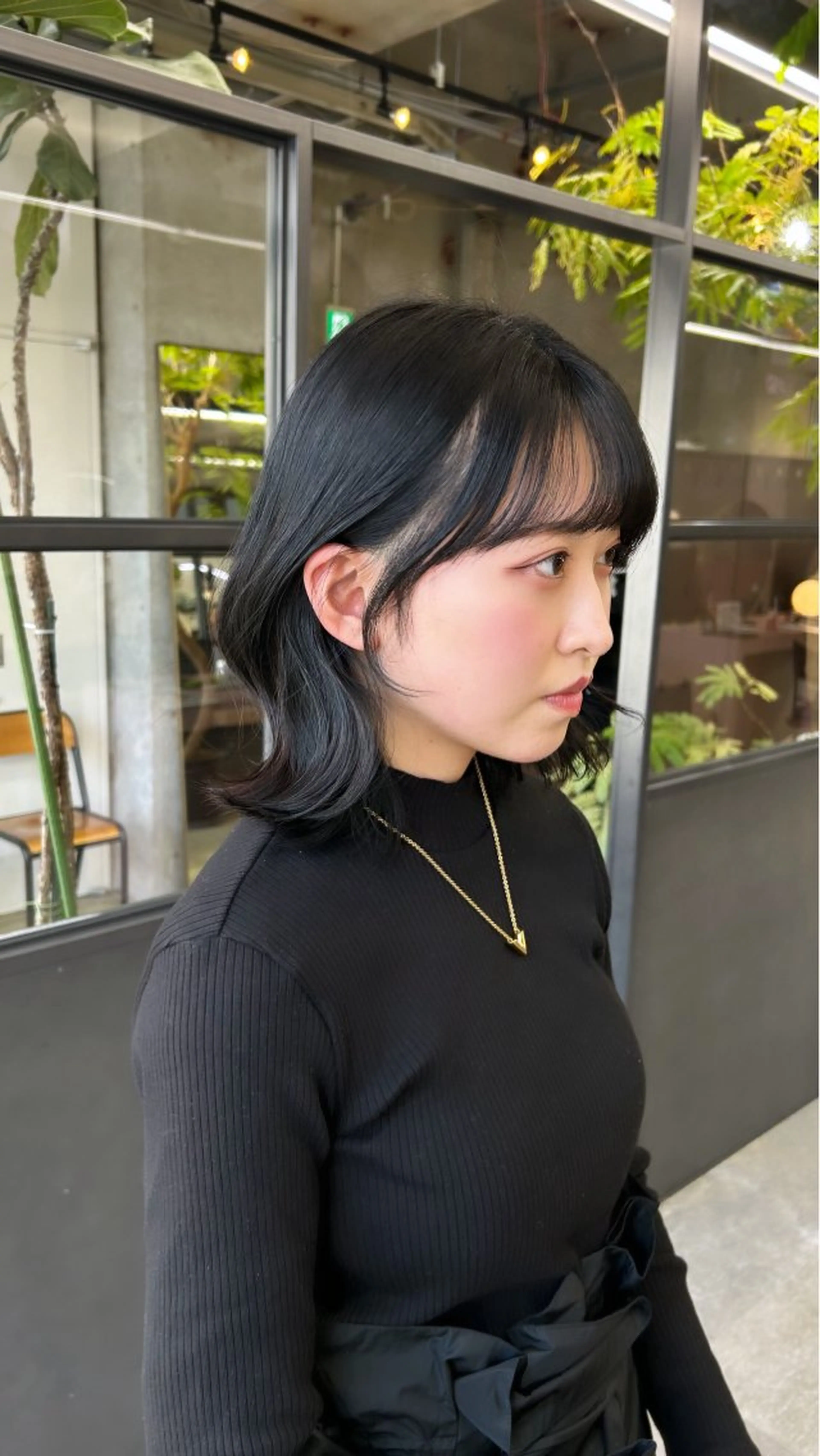 ショート 顔周りカット カット 日韓レイヤー🇰🇷 艶カラー/ナカネのヘアスタイル