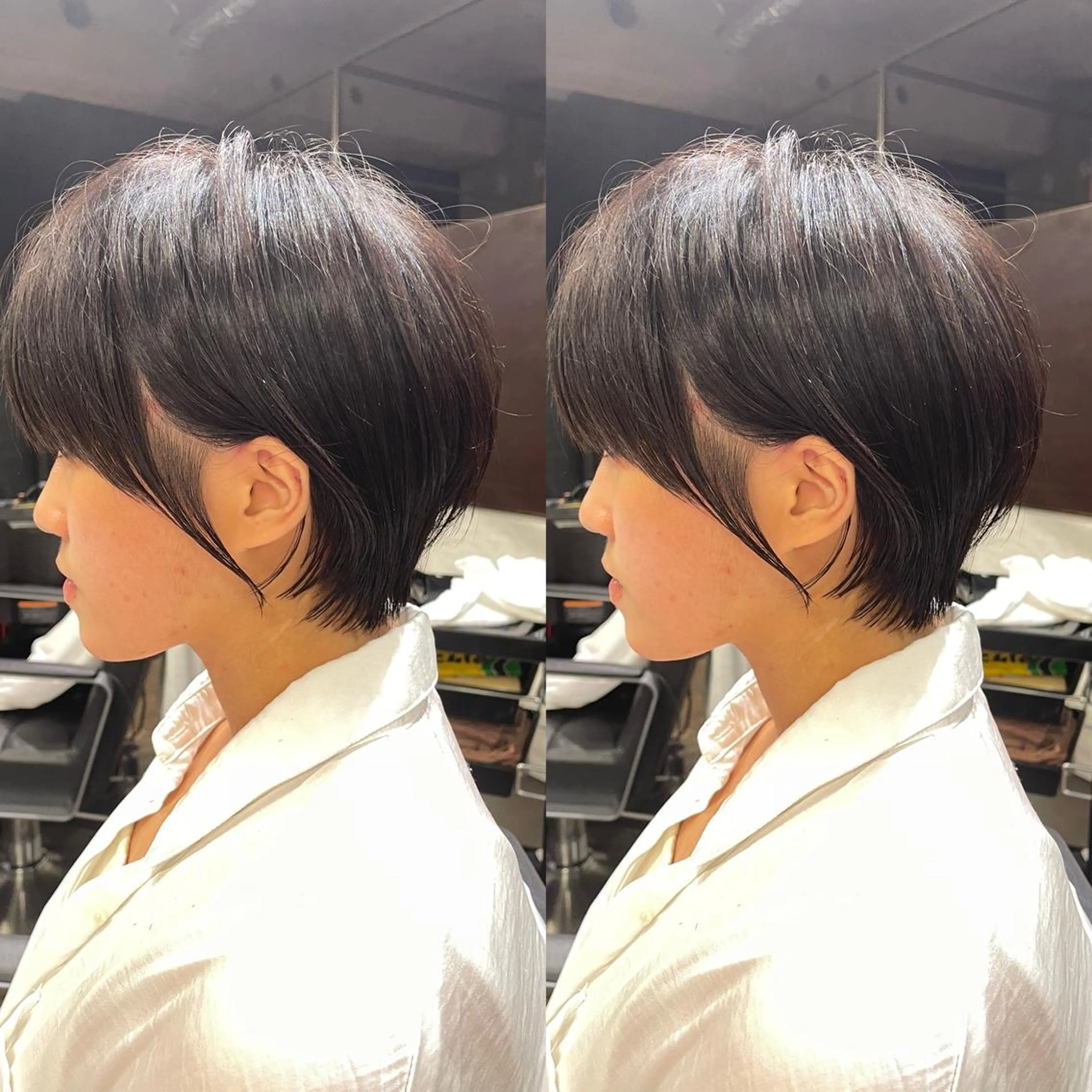 ショート ショートヘア 大人上品くびれヘア 瀬野隼也のヘアスタイル