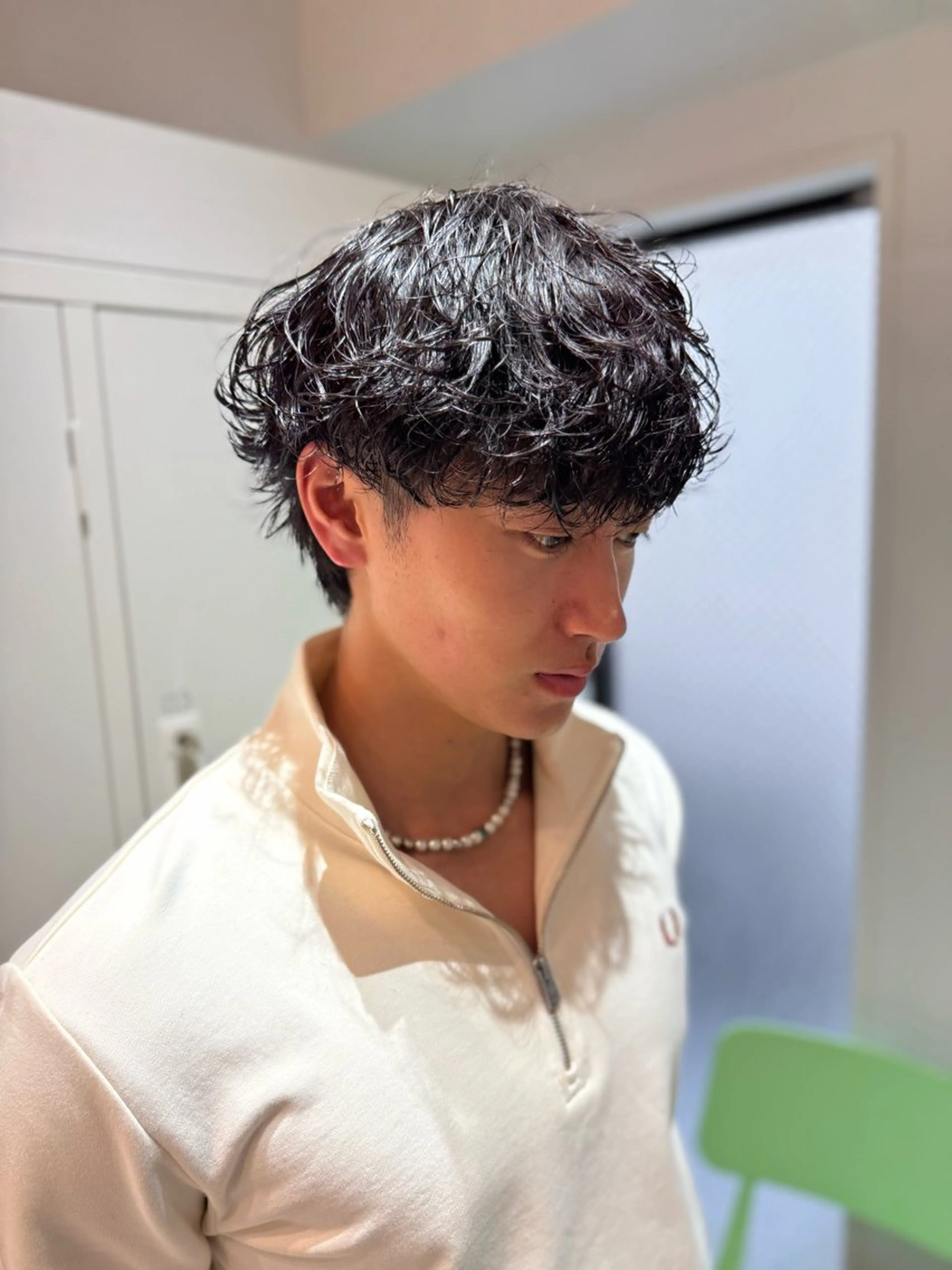 パーマ メンズ フェザーパーマ メンズパーマ スペインカール 波巻きパーマ ニュアンスパーマ カット パーマ 大宮/メンズパーマ 関勇也のヘアスタイル