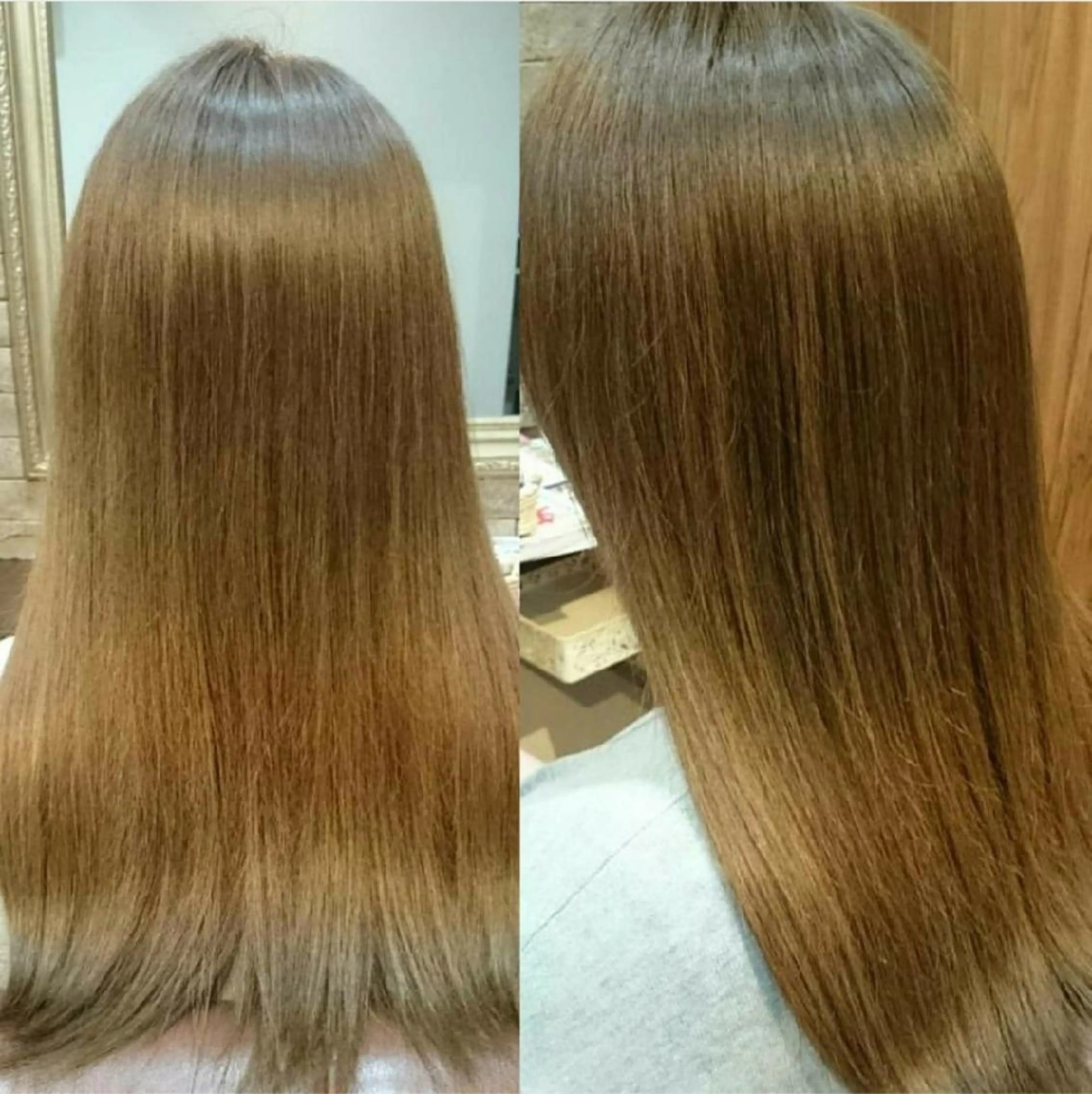 セミロング カラー 美髪 カラーリストのヘアスタイル