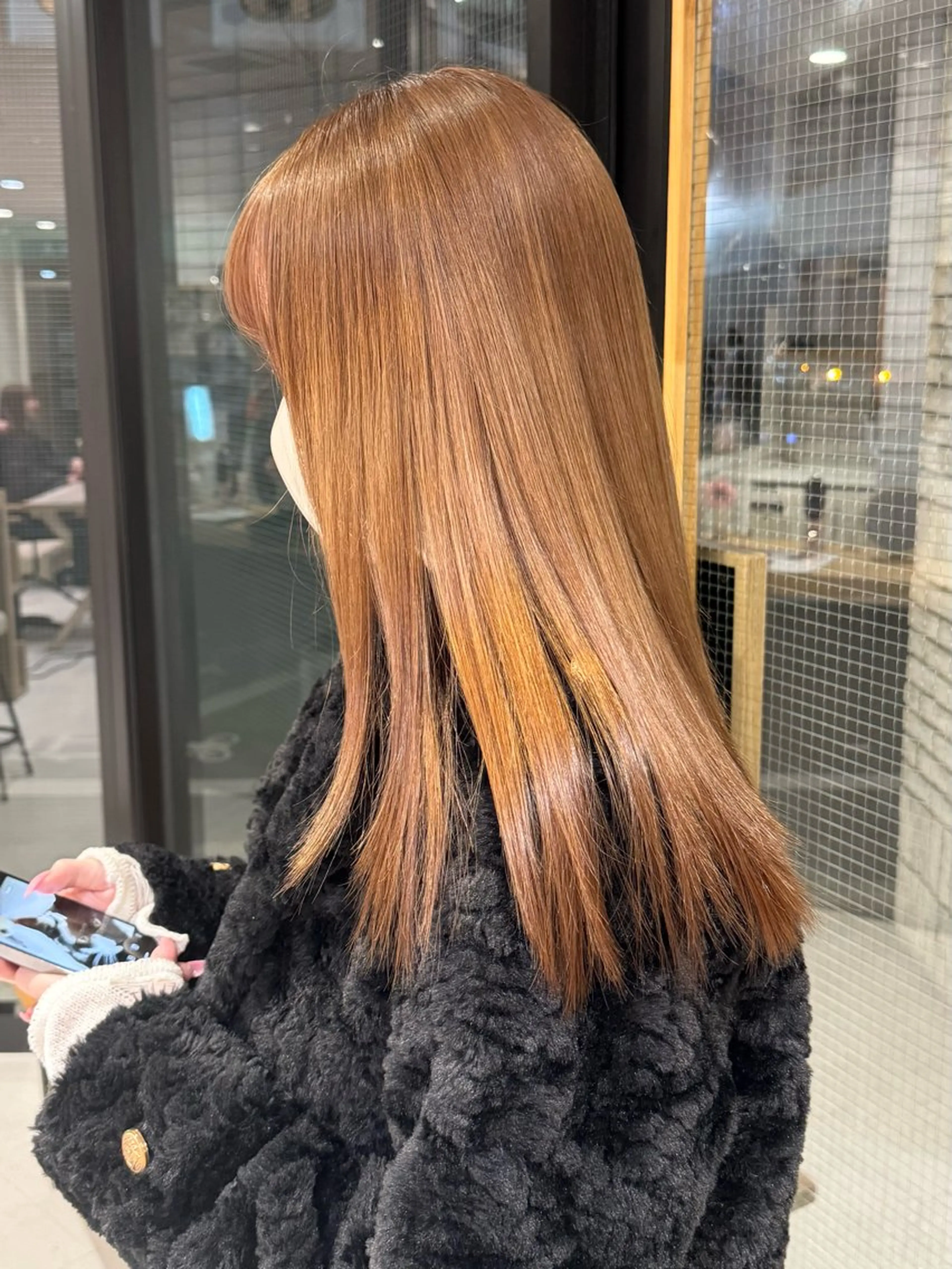 セミロング カラー ヘアカラー トリートメント 艶カラー/暖色カラー /透明感/ryutoのヘアスタイル