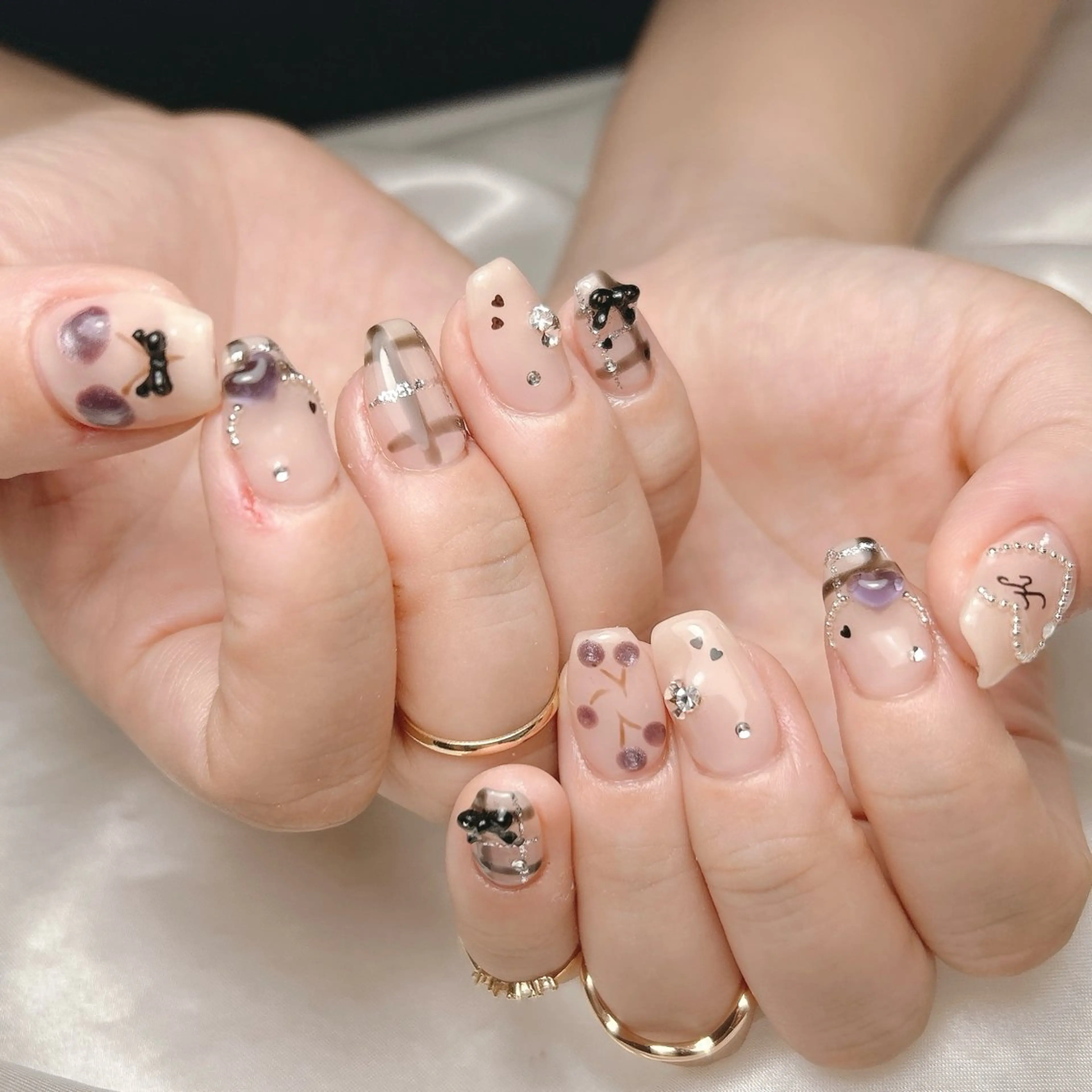 ネイル ハンドネイル junna 名古屋ネイリストのネイルデザイン