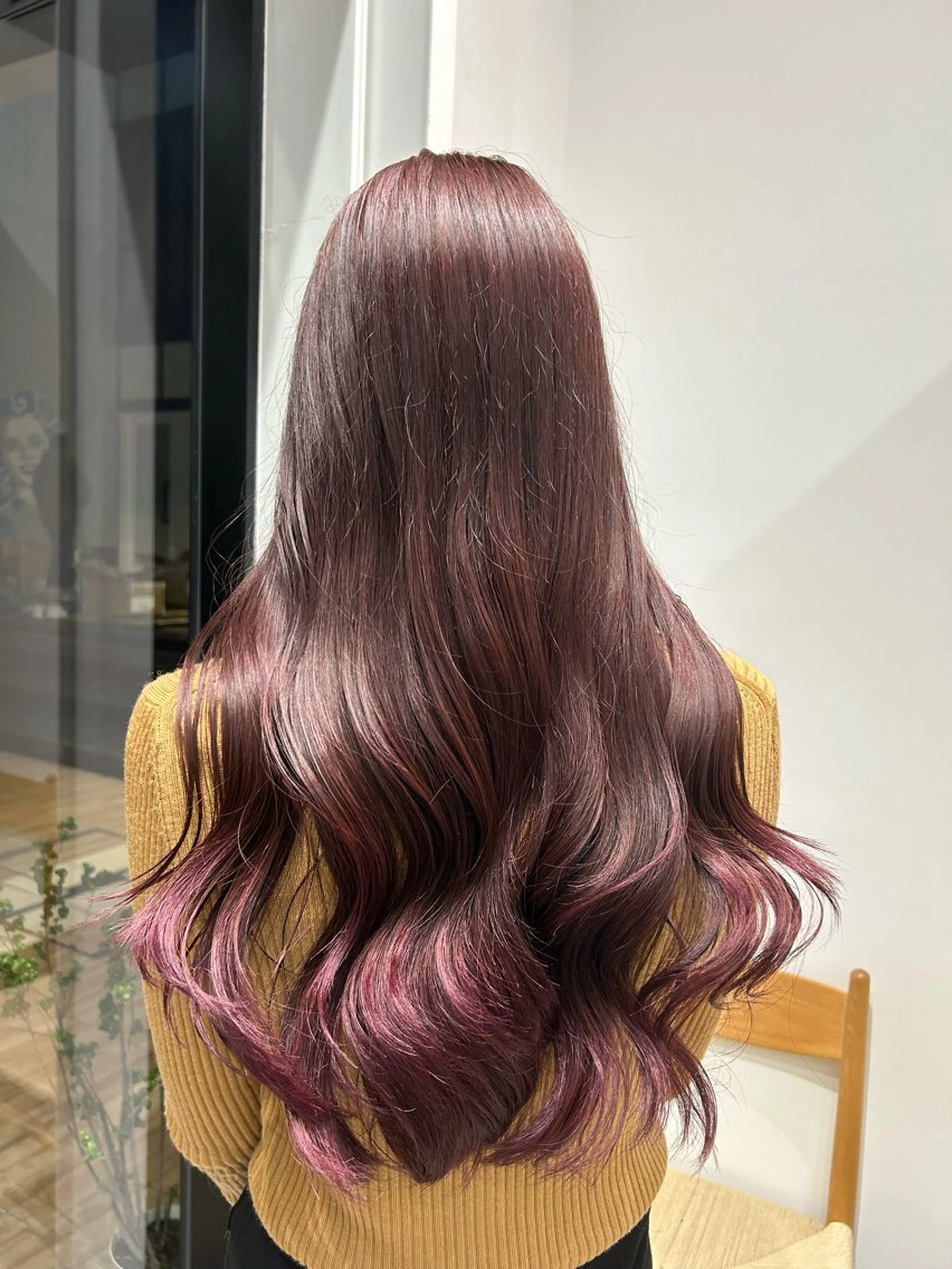 ロング カラー ヘアアレンジ カット ヘアカラー トリートメント yuka .のヘアスタイル