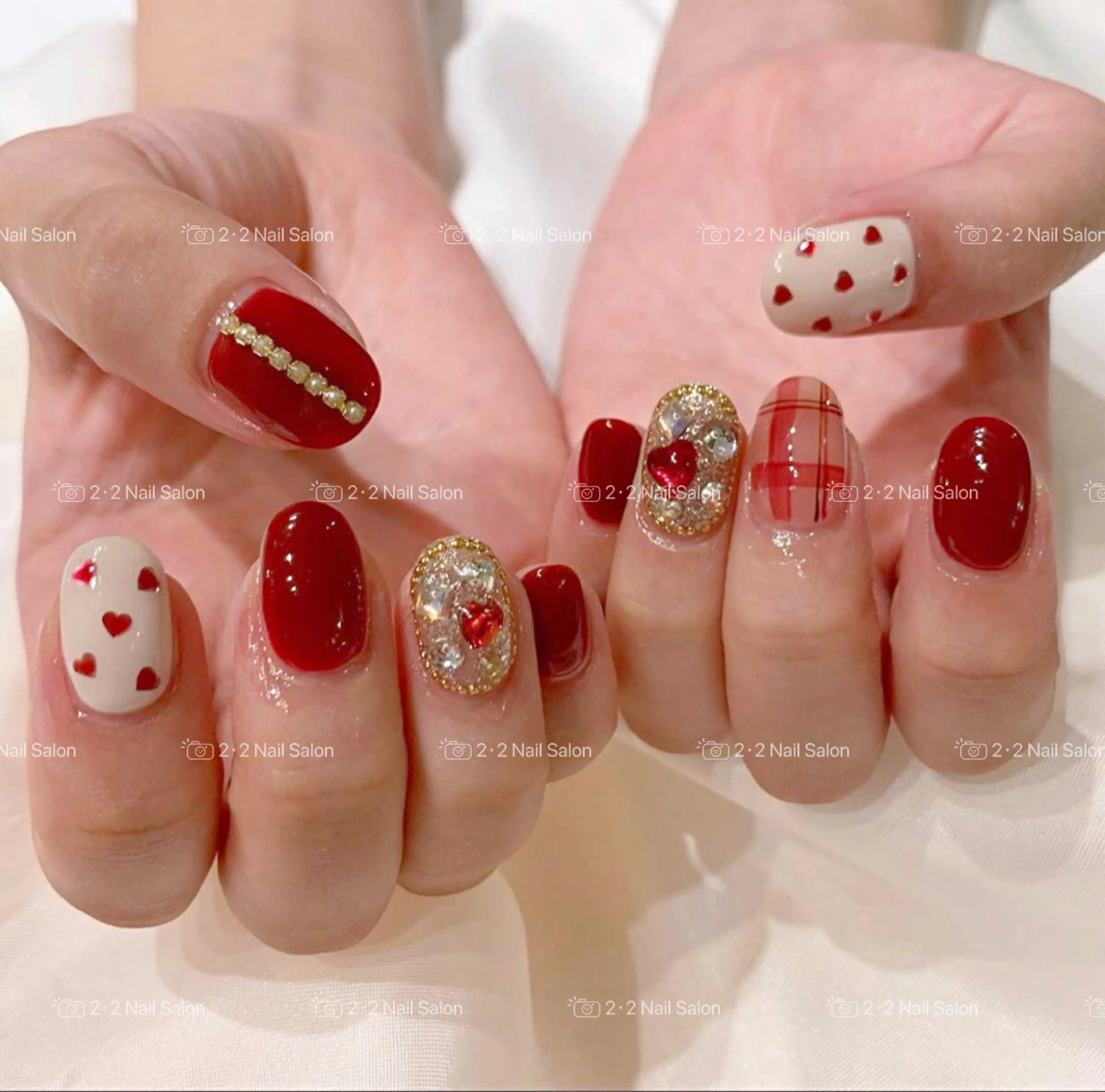 ネイル ハンドネイル 🦋y y Nail 🤍のネイルデザイン