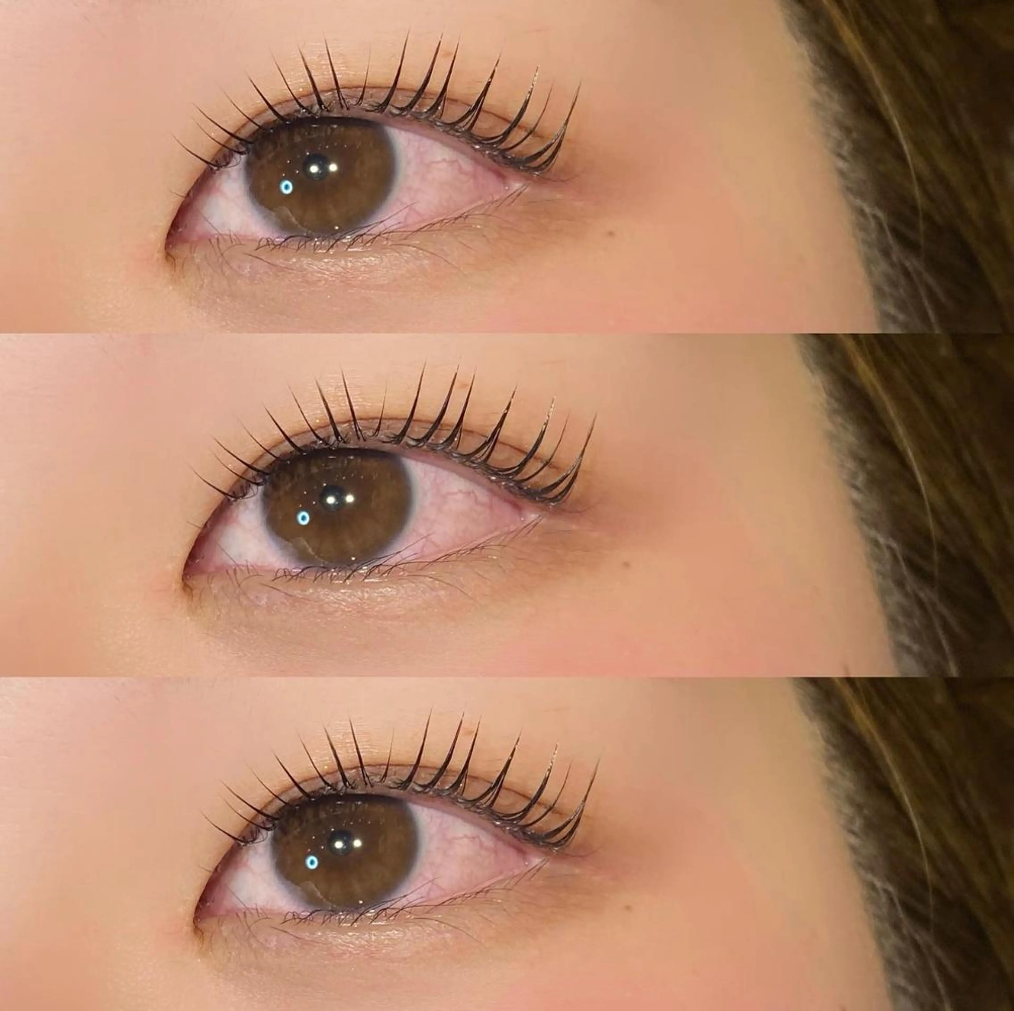 マツエク・マツパ パリジェンヌラッシュリフト 松野桃香♡ 束感eyelashのマツエク・マツパデザイン