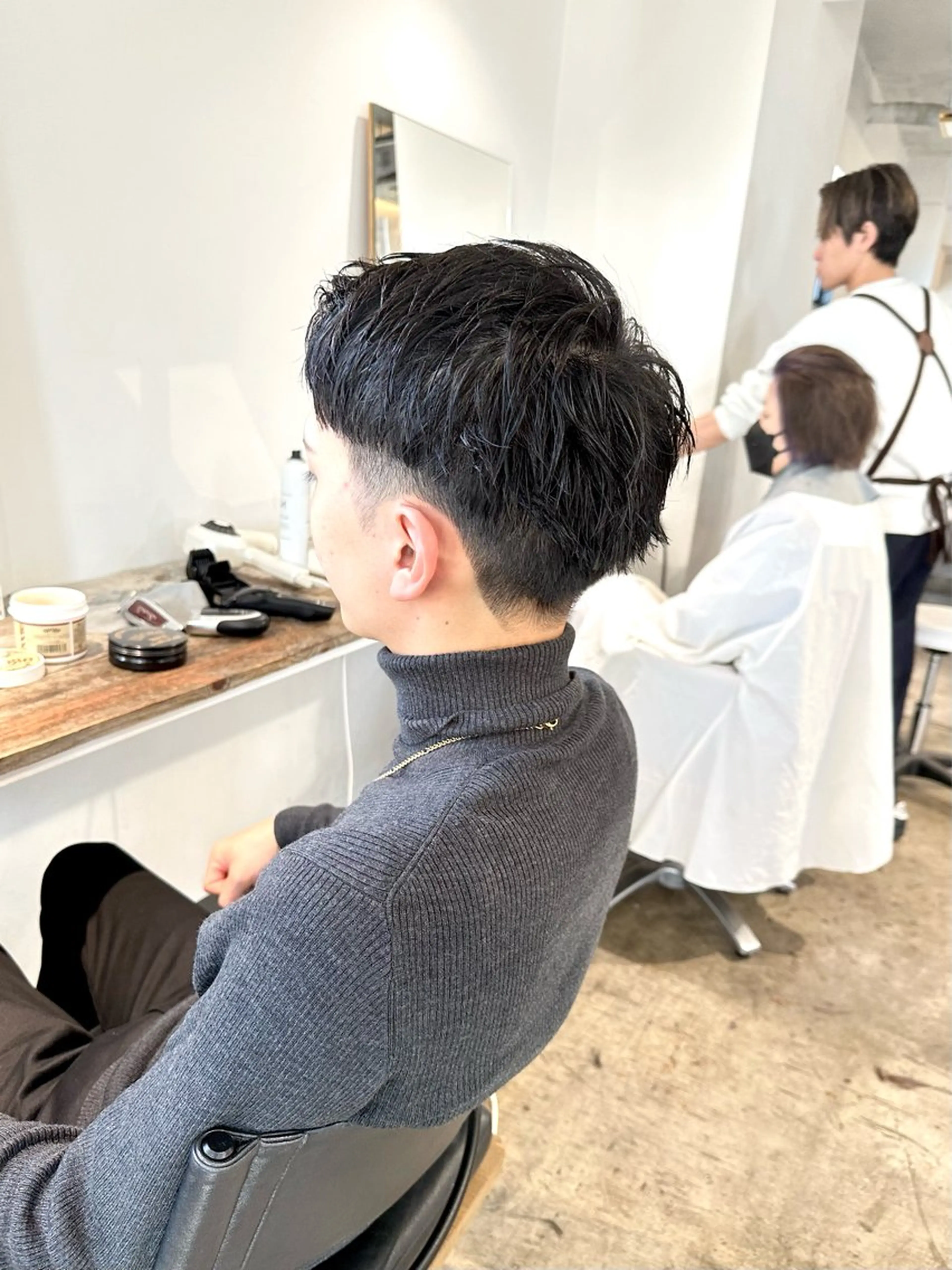 メンズ ビジネス フェードカット 刈り上げ カット 骨格補正施術/メンズ 専門美容師/YUYAのヘアスタイル