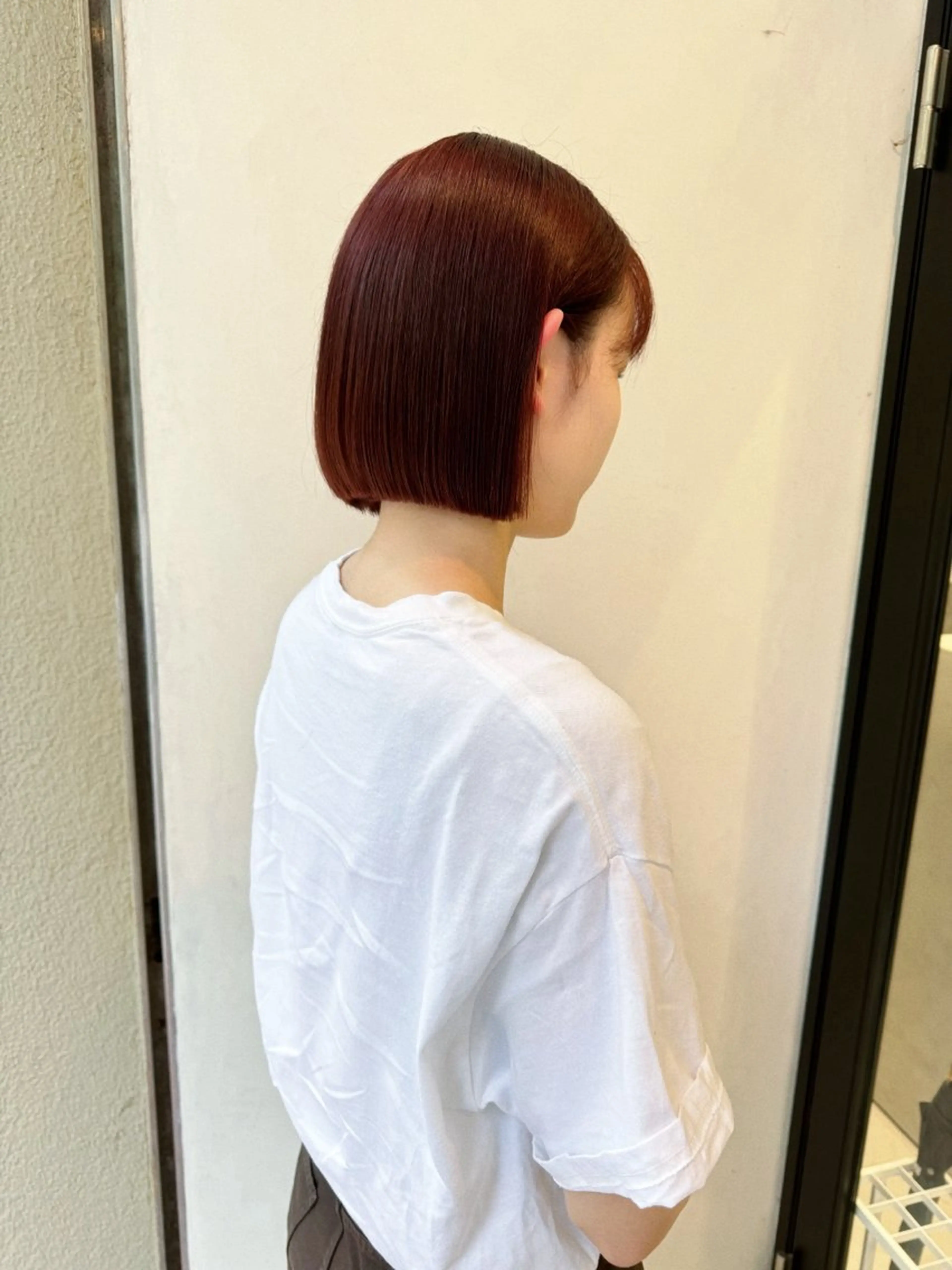 ショート カラー ボブ カット ヘアカラー SALOWIN新潟万代店所属・SaKiho 🎀のヘアスタイル