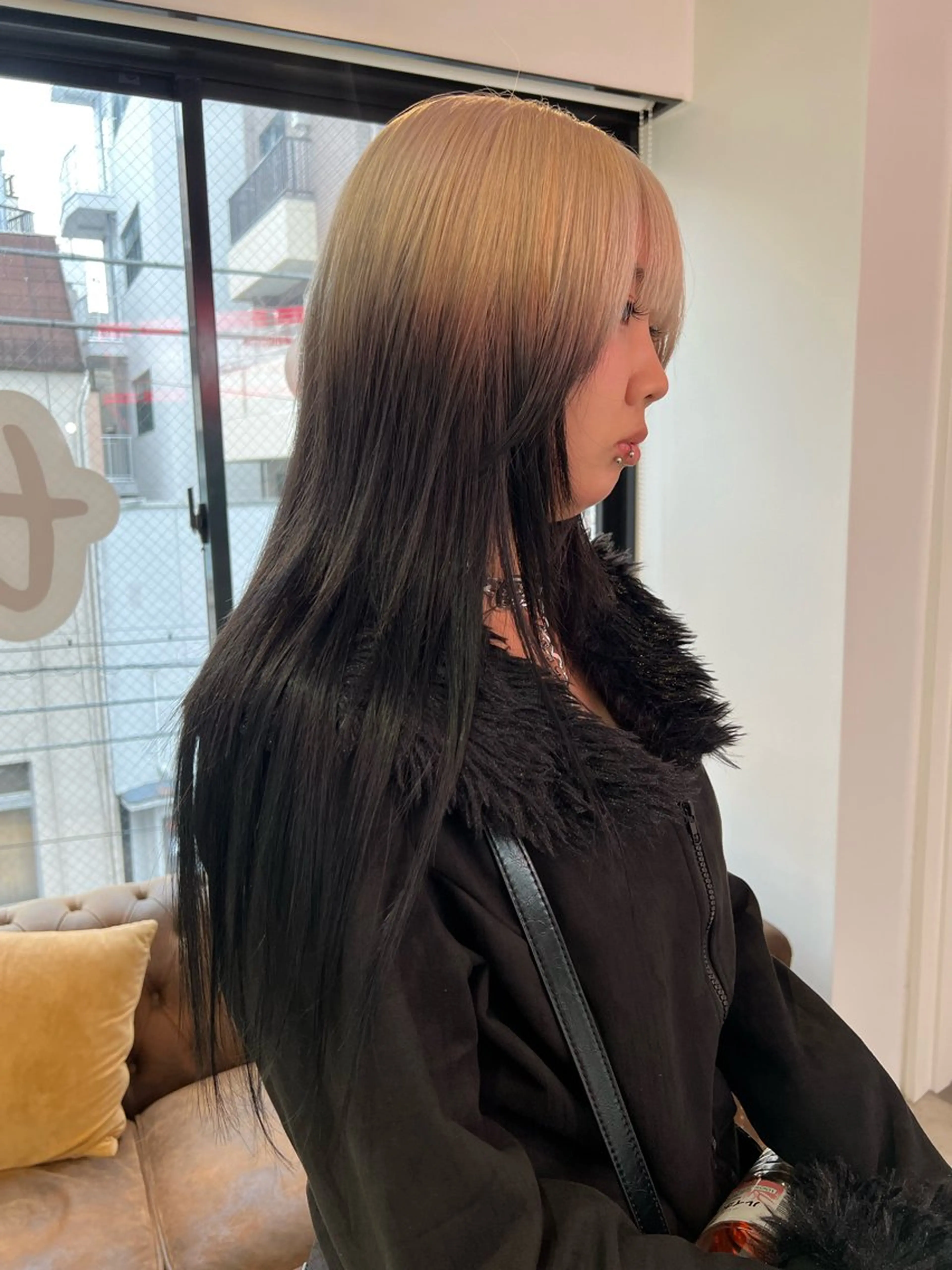 ロング カット ヘアカラー エクステ 💥ウルフカット デザインあんな💥のヘアスタイル