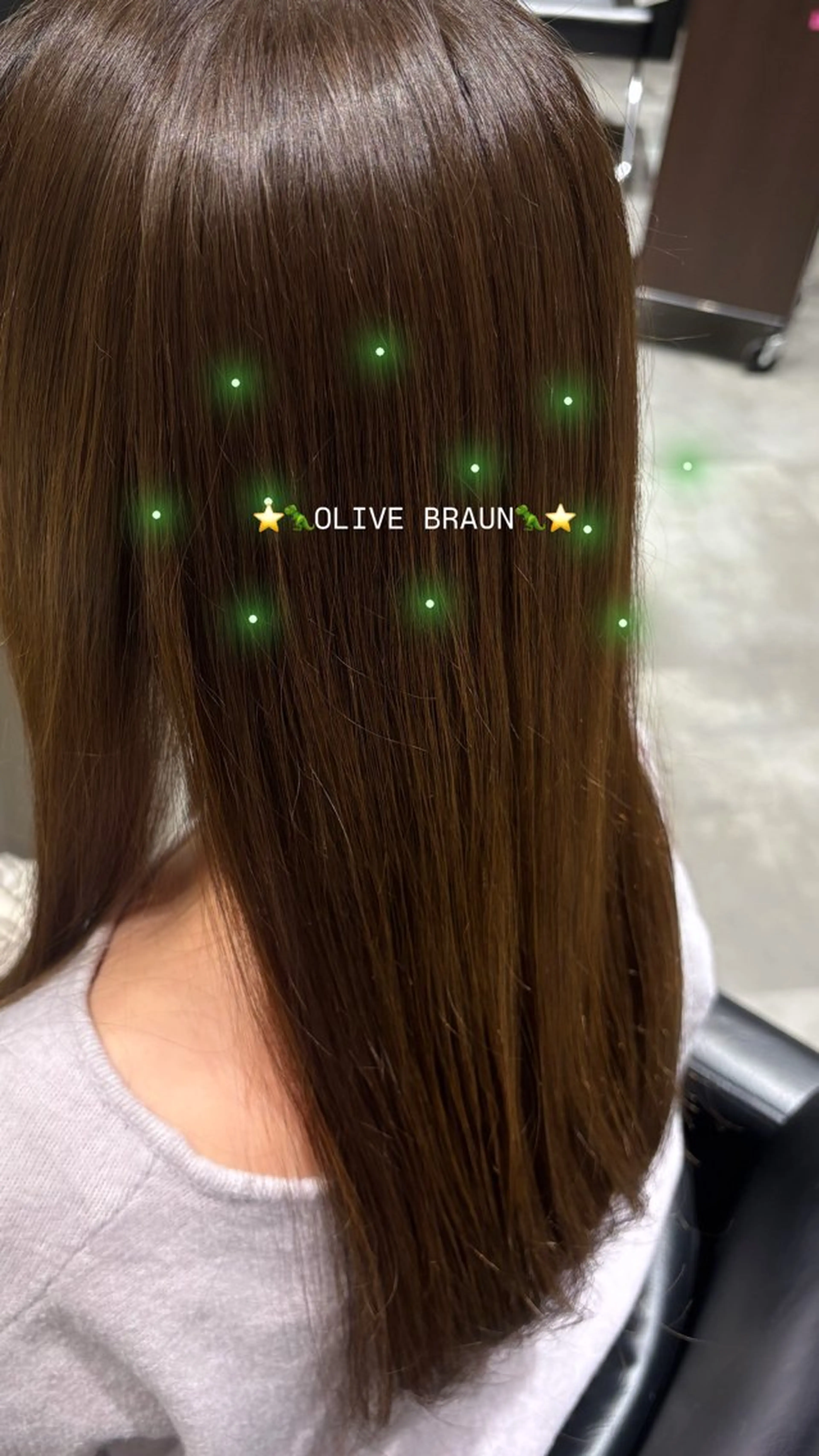 カラー ブラウンカラー オリーブブラウン :)) Konoha⋆｡˚✩のヘアスタイル