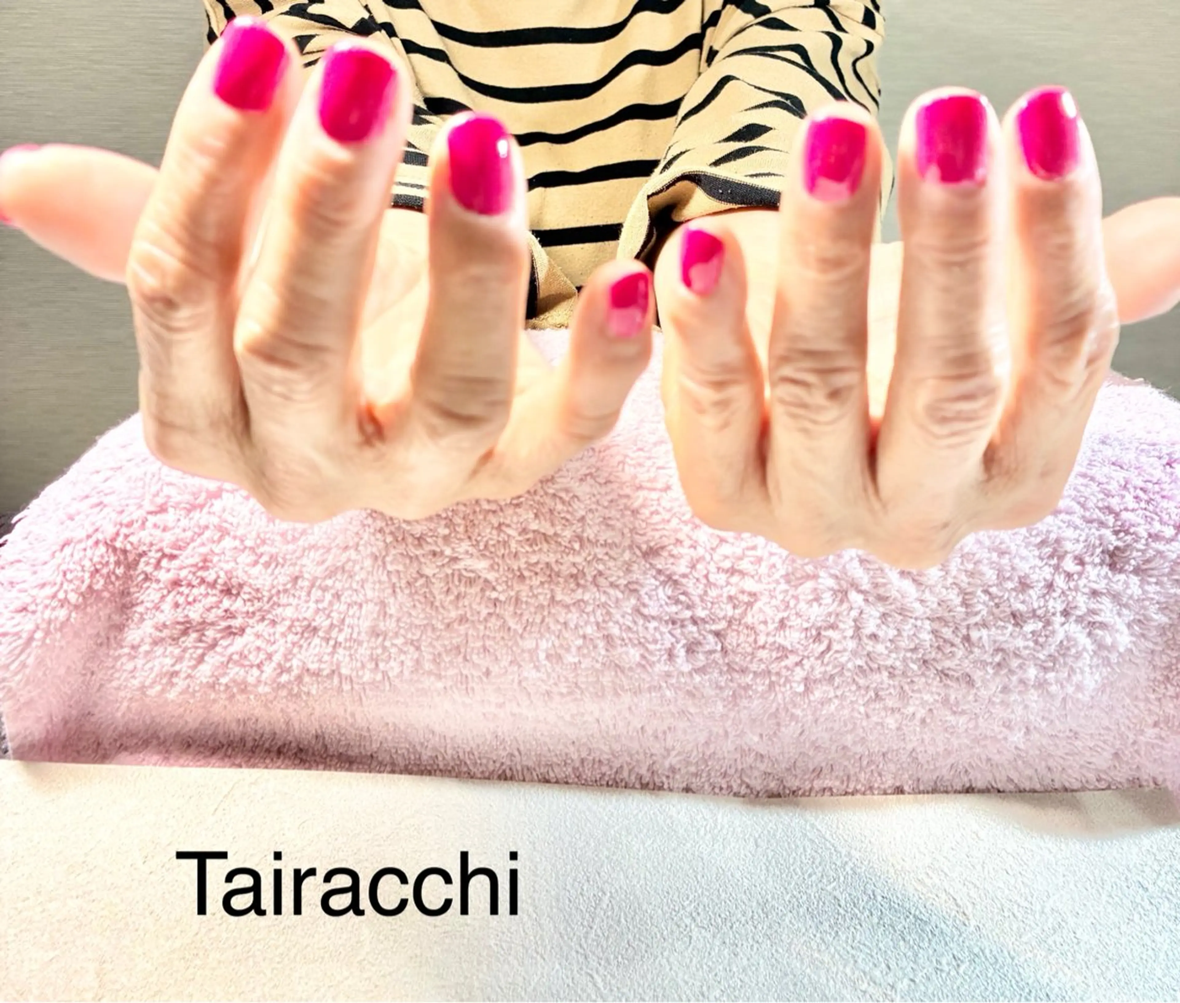 ネイル ピンク ハンドネイル Tairacchi ﾀｲﾗｯﾁのネイルデザイン