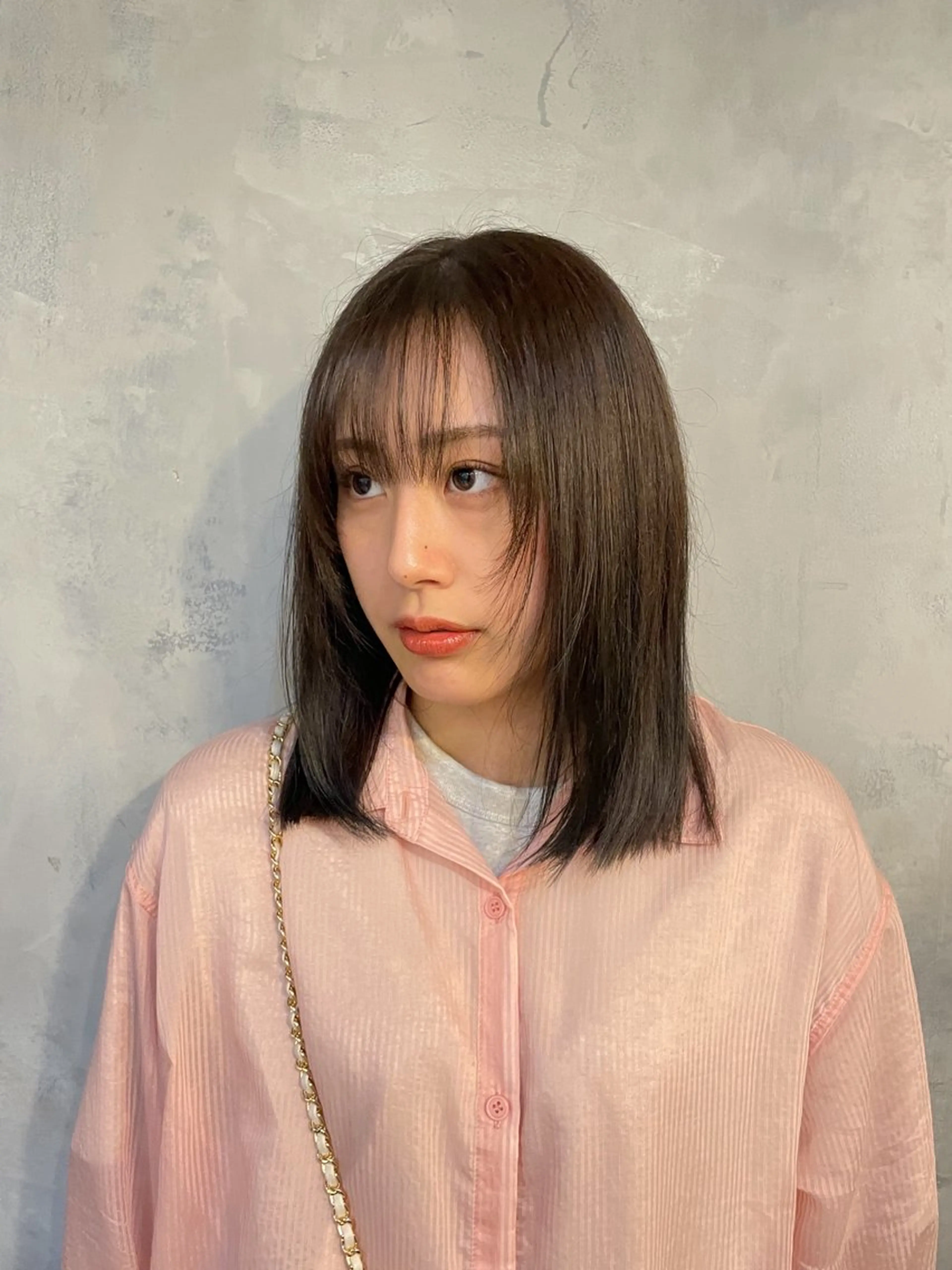 カラー 透明感カラー ヘアカラー トリートメント 透明感グレージュ カラー大夢🫧のヘアスタイル