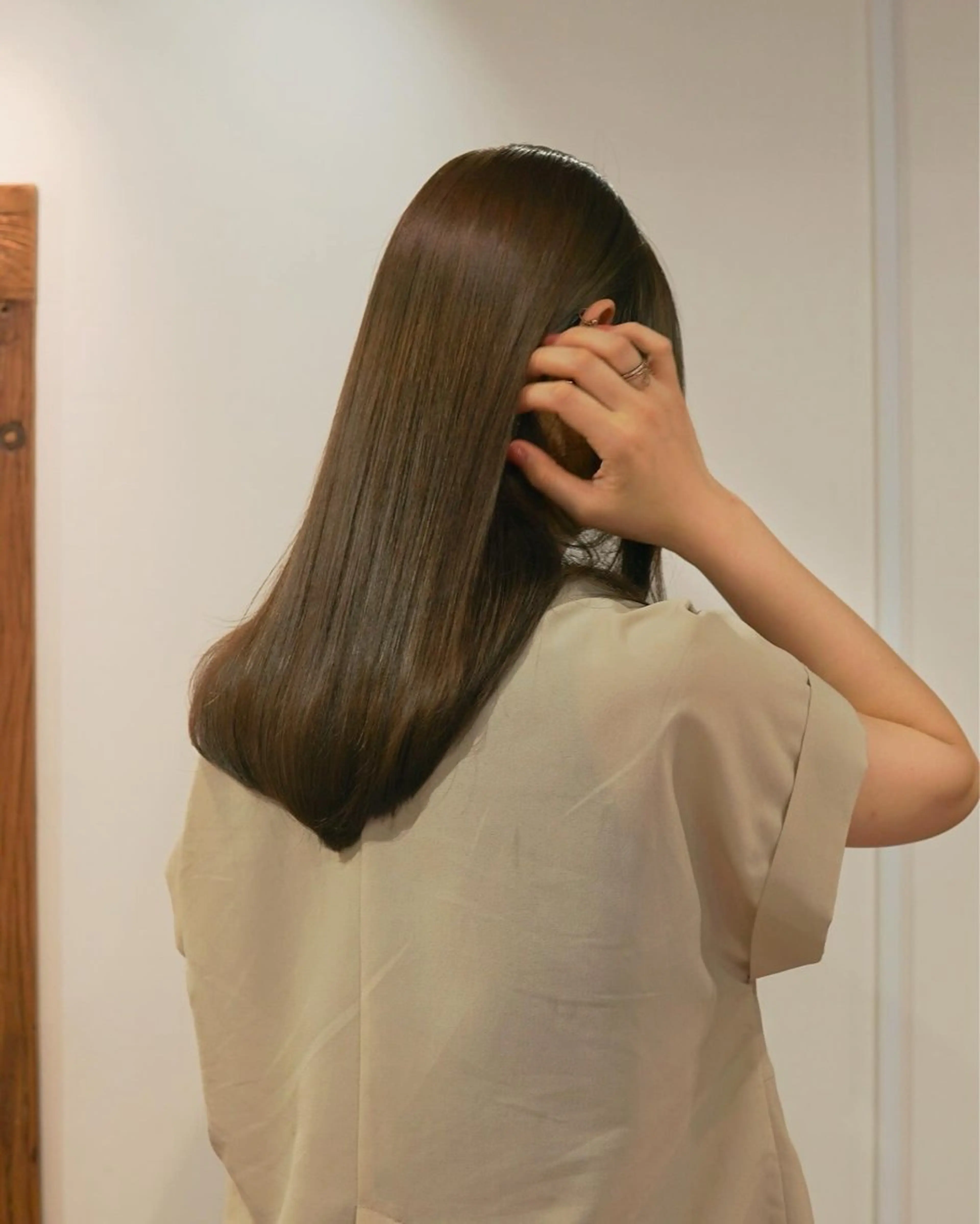 セミロング カラー navile  harajuku所属・haruto ／カラーモデル募集中のヘアスタイル