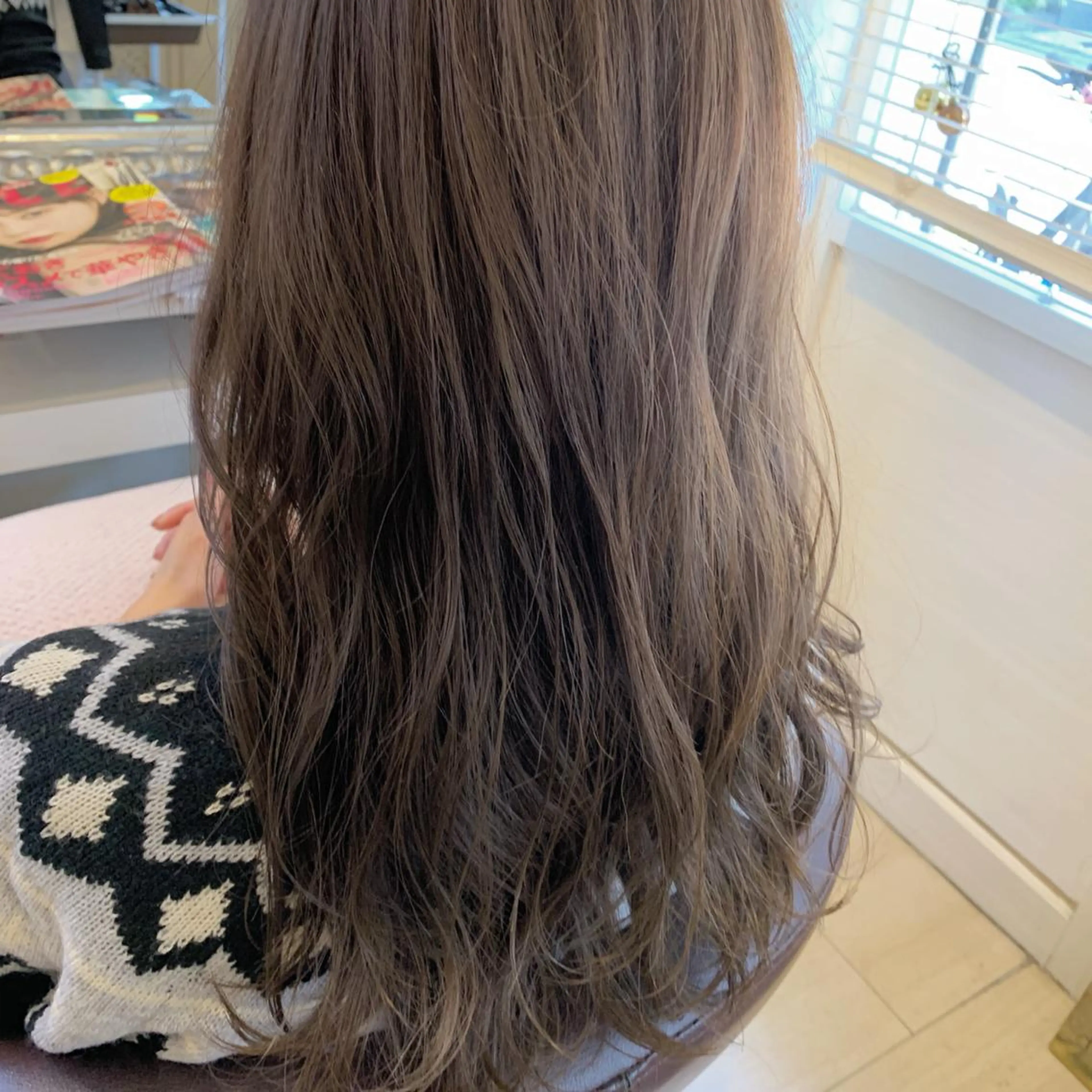 ロング カラー カット ヘアカラー トリートメント ブラウンベージュ/ レイヤー　yuukiのヘアスタイル
