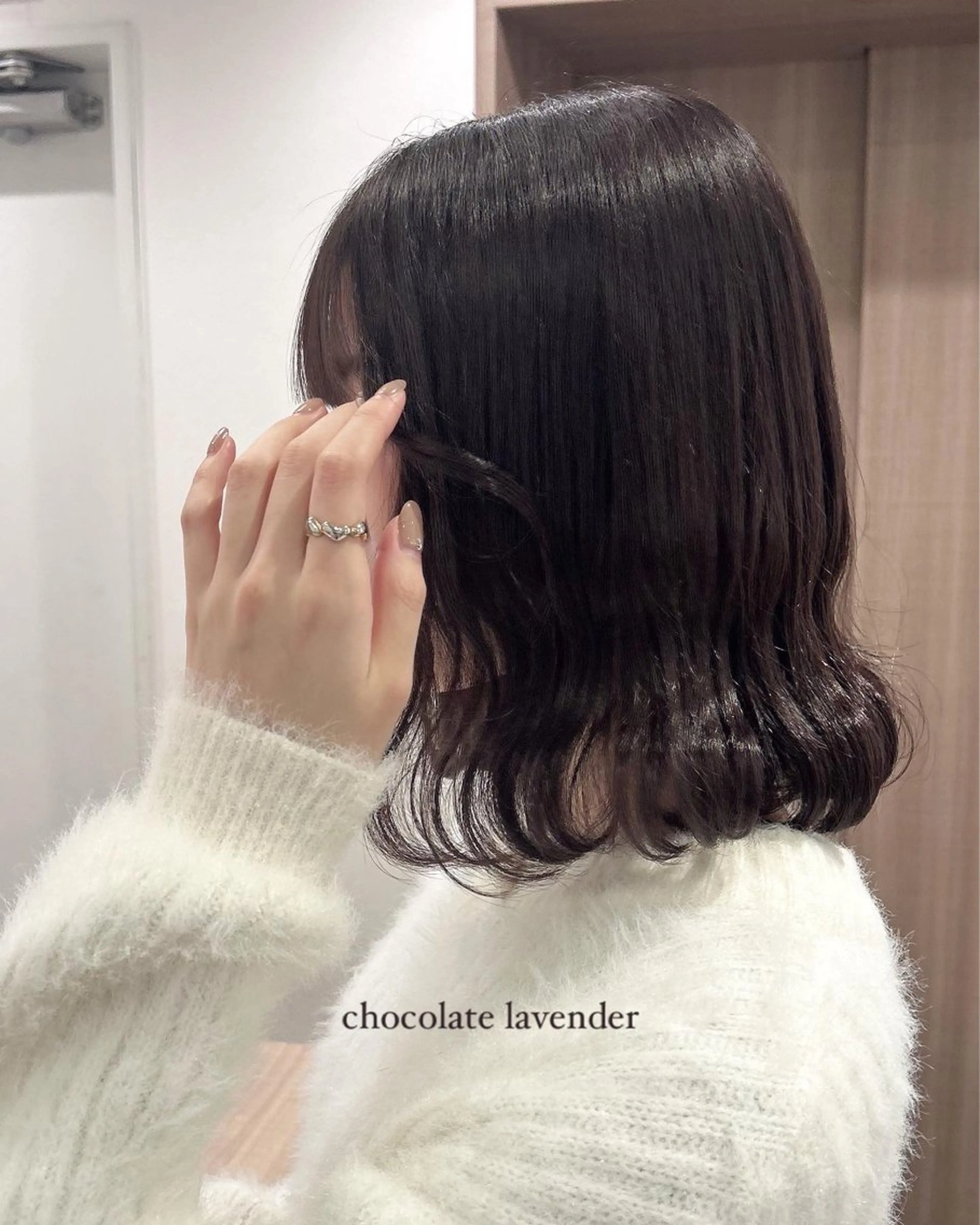 ミディアム Ami♡ ピンク/ラベンダーのヘアスタイル