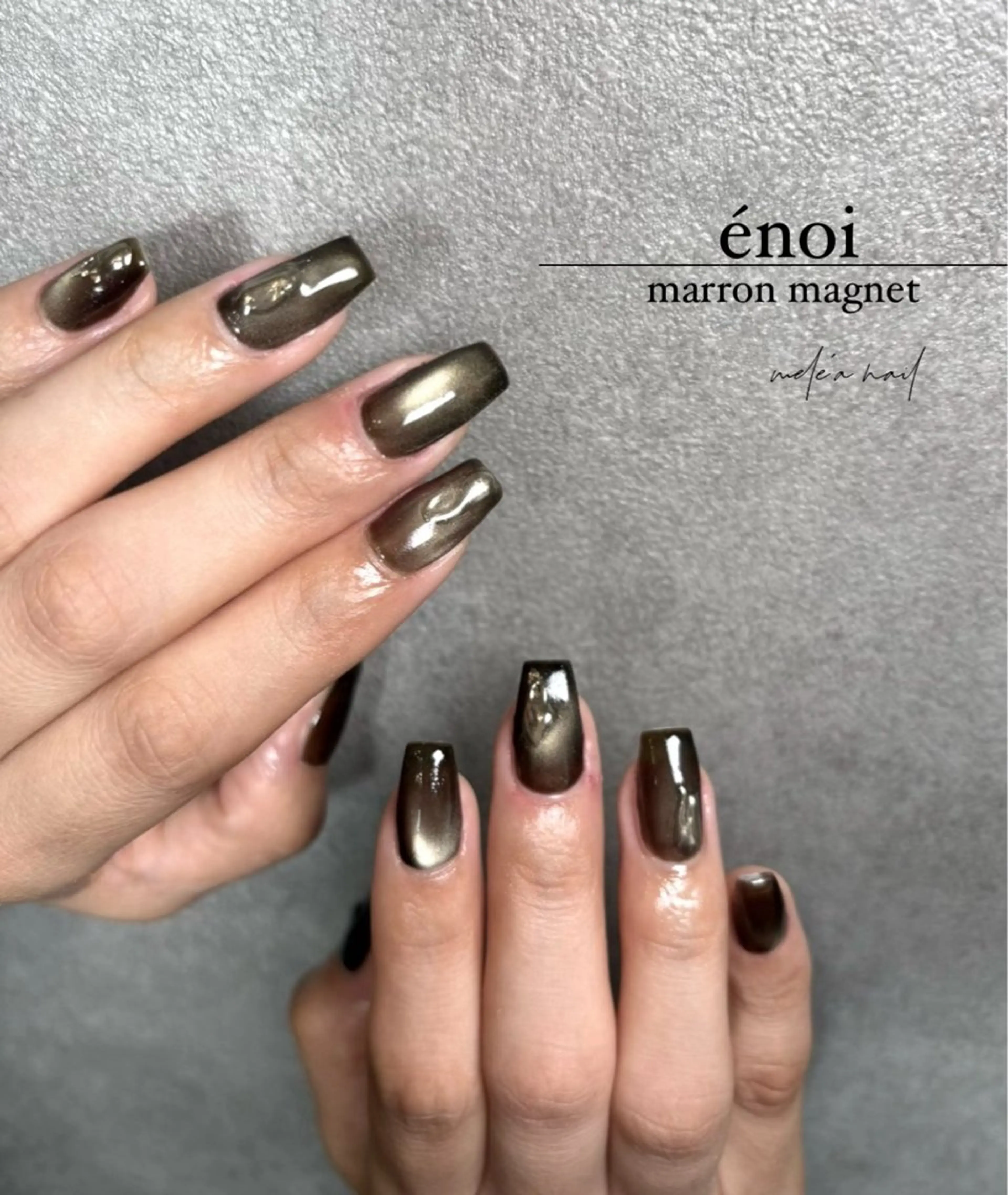 ネイル マグネットネイル ハンドネイル miho meléanailのネイルデザイン