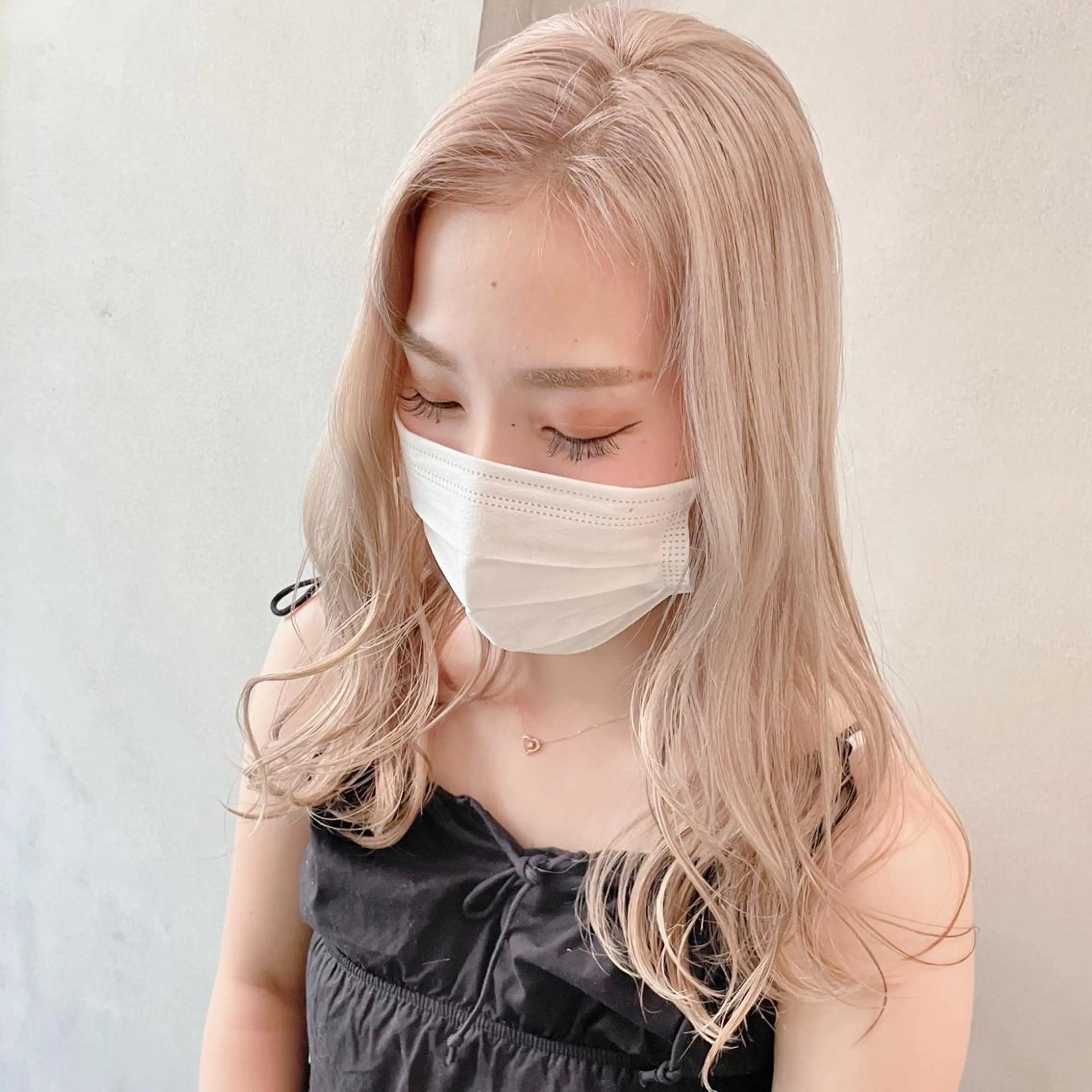 ロング カラー ハイトーンカラー ヘアカラー トリートメント MiL所属・✨ハイトーン✨ 濱田知孝のヘアスタイル