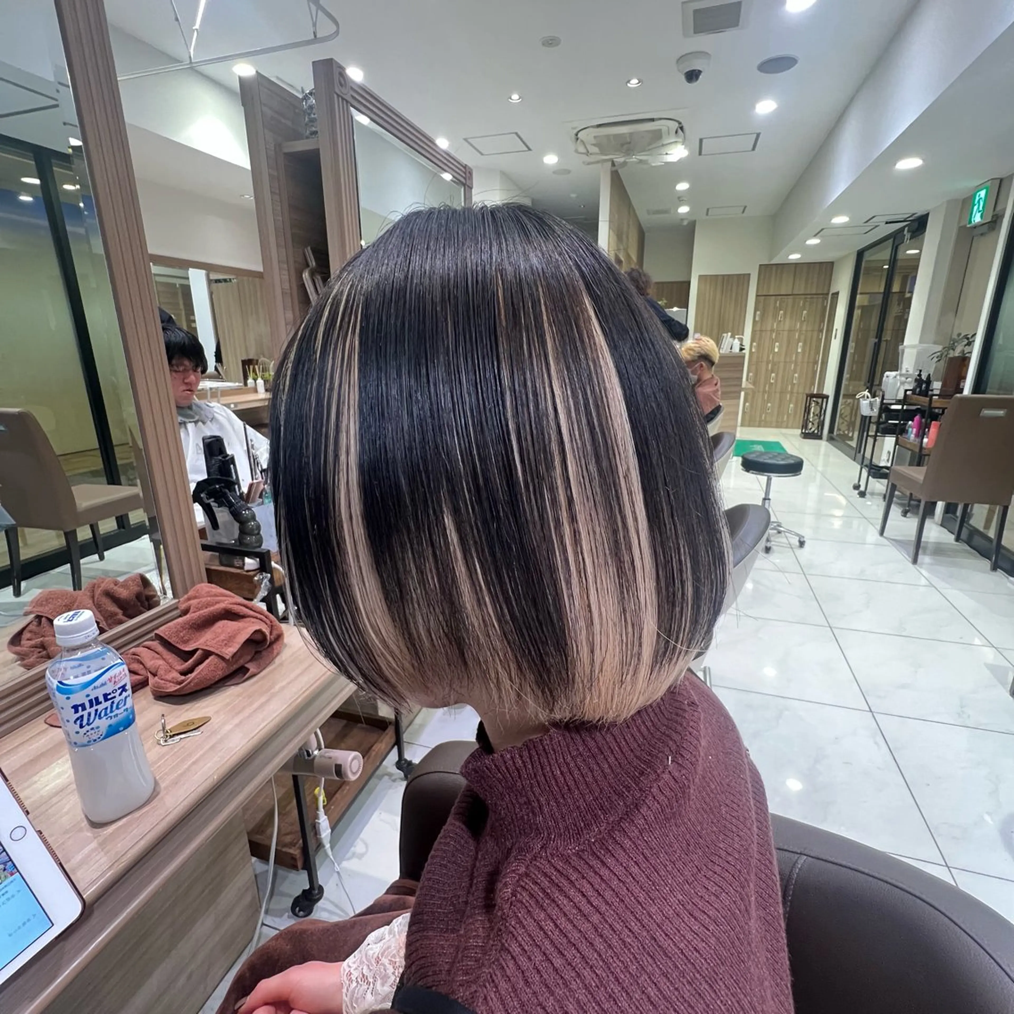 カラー 極艶ハイトーン 💎りゅうやのヘアスタイル