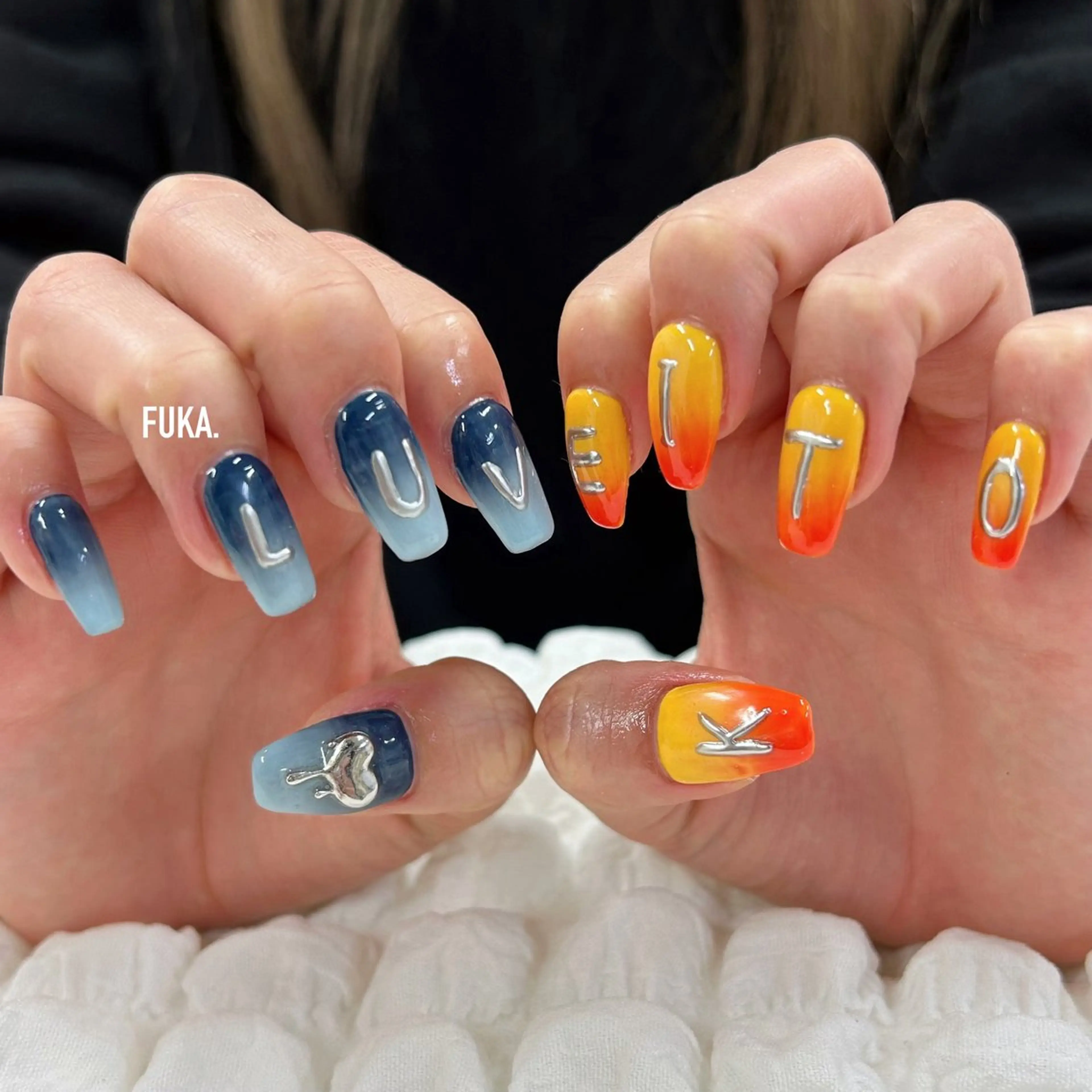 ネイル 持ち込み UVネイル ハンドネイル ネイルサロンAnela【アネラ】所属・Nail♡Fuka. /12月予約受付中のネイルデザイン