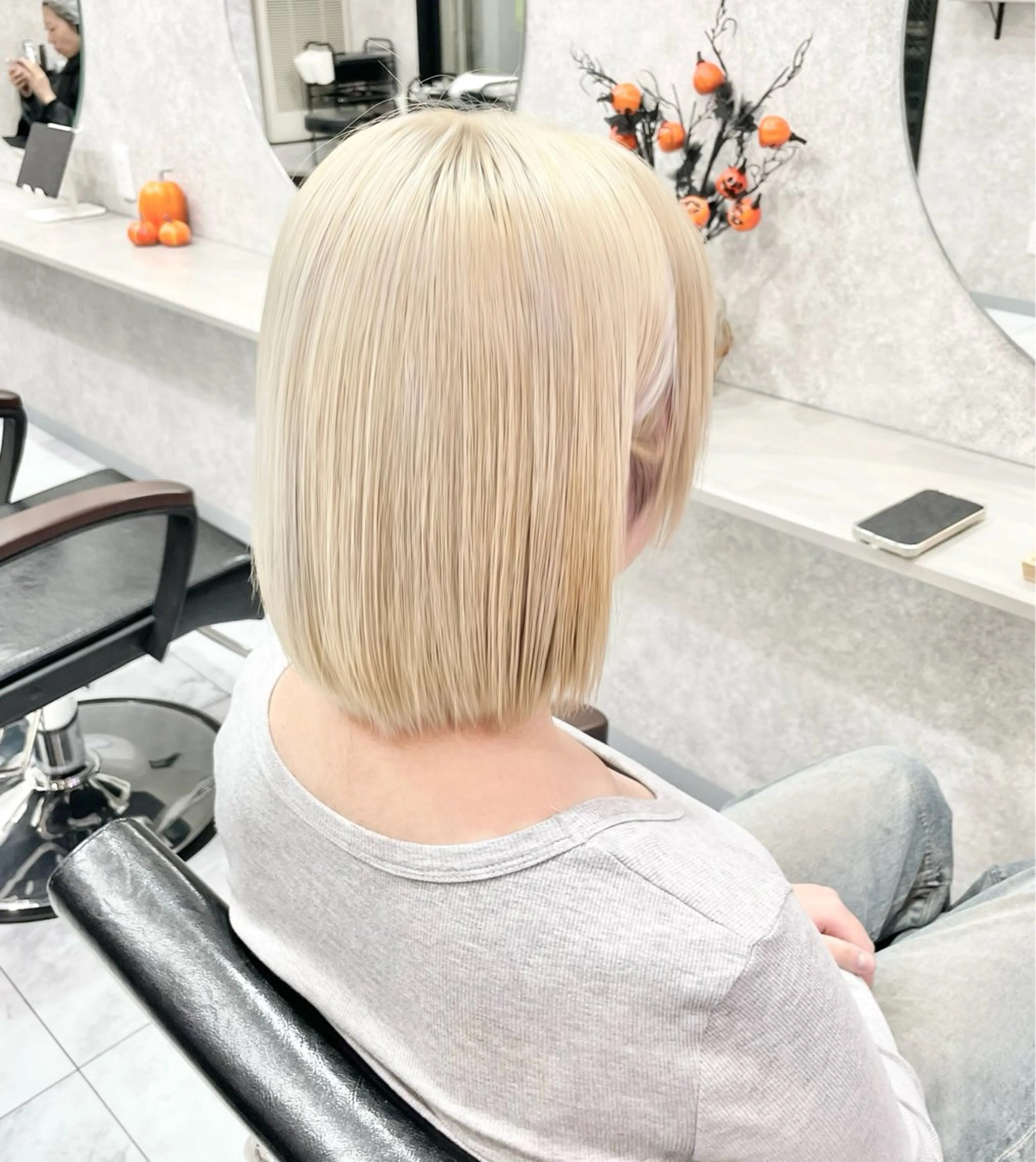 ショート 🦋ハイトーン🦋 石山 希理🦋のヘアスタイル