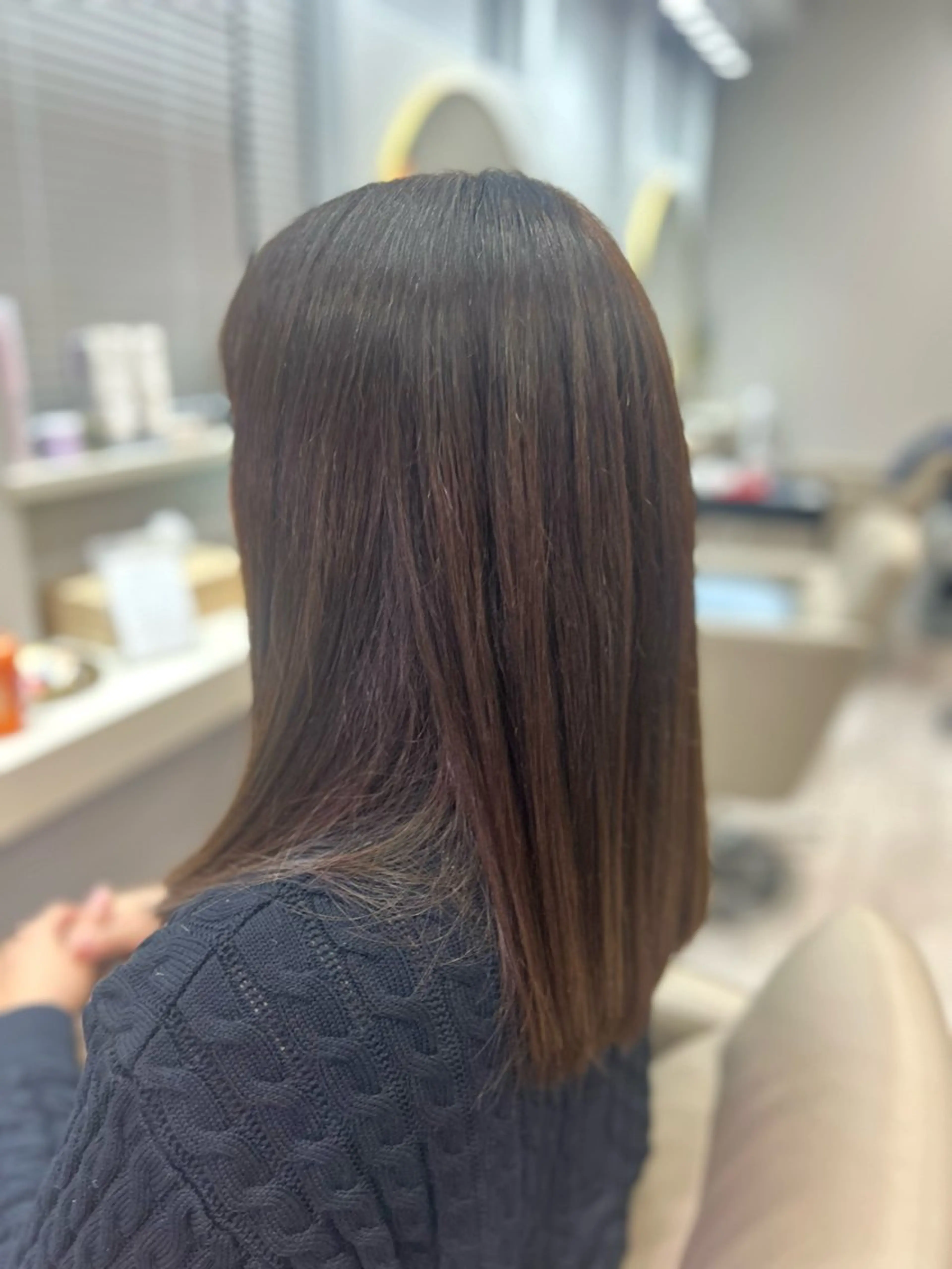 セミロング カット ヘアカラー 池田 太一のヘアスタイル