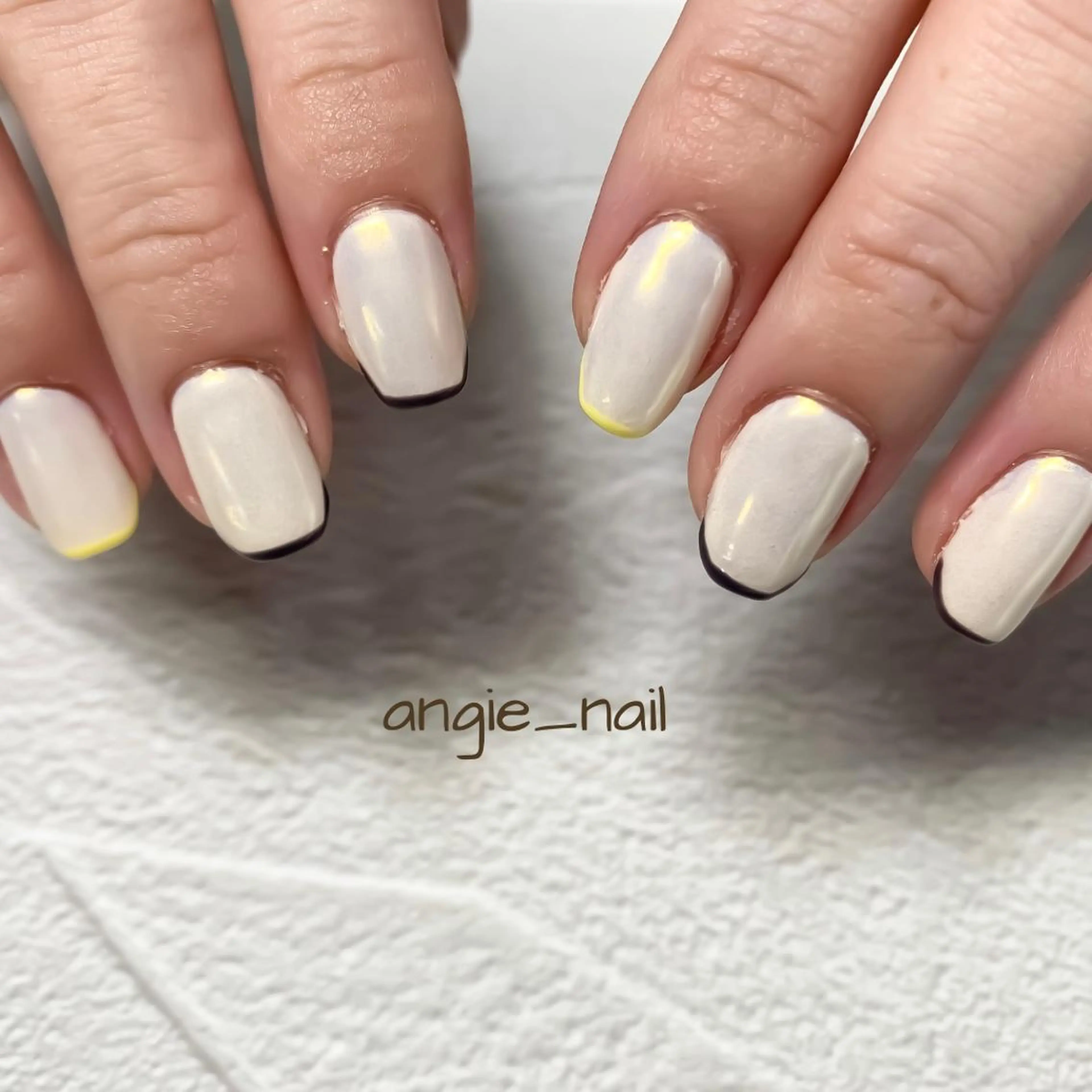ネイル フレンチネイル angie nailのネイルデザイン