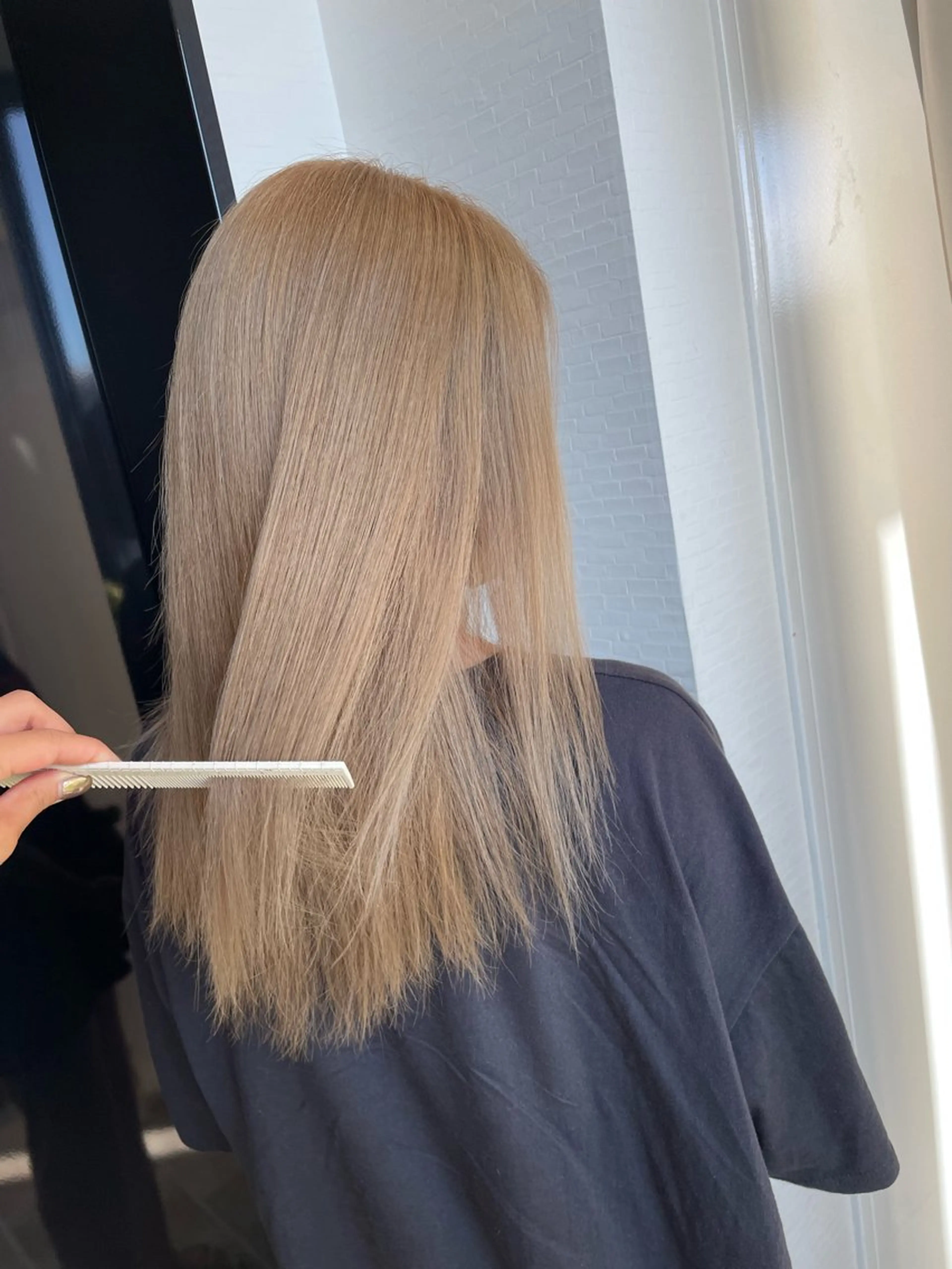 ロング カラー ブロンド ヘアカラー STAR RIVER所属・YUI/ ブリーチカラー🌷のヘアスタイル