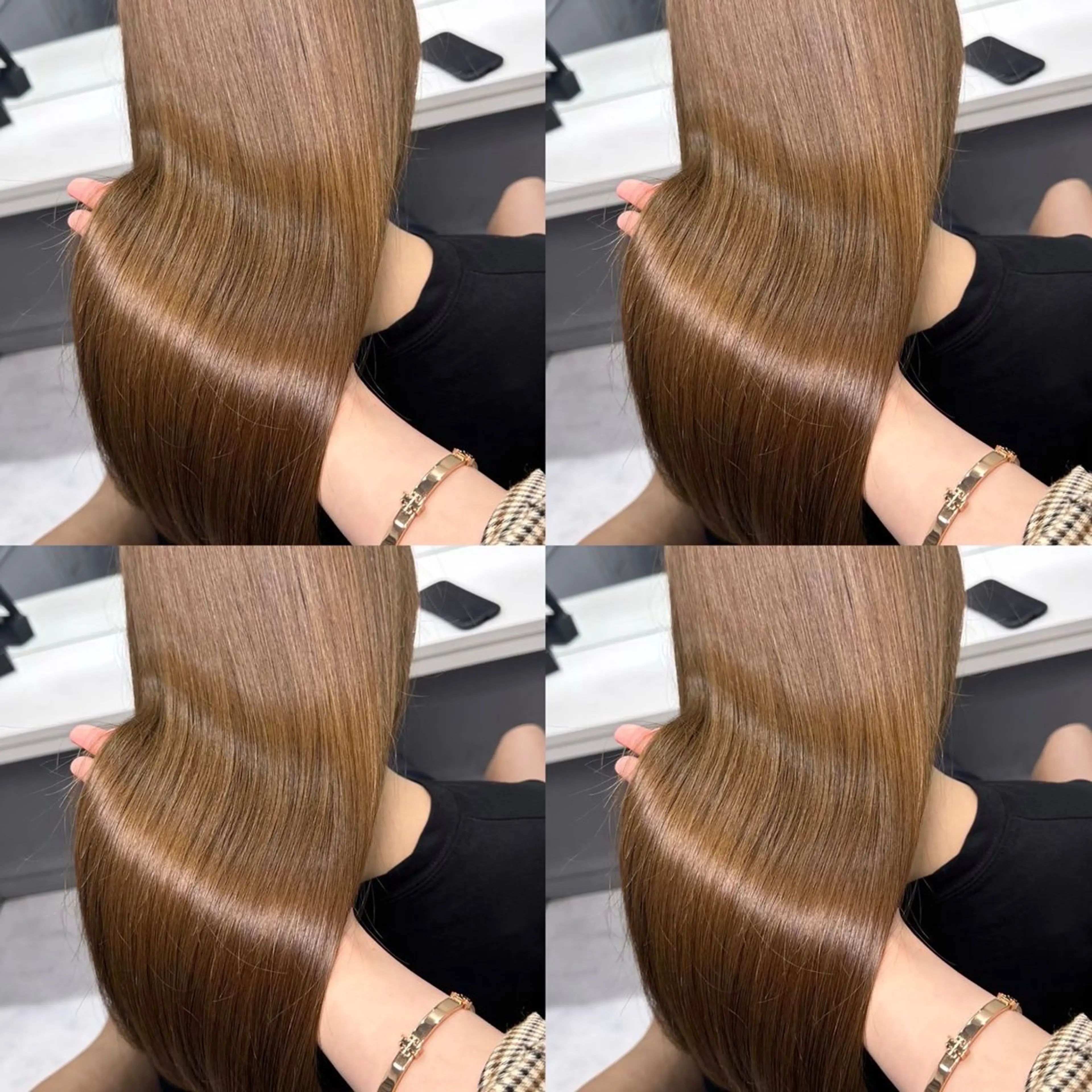 セミロング カラー トリートメント 大人可愛い韓国ヘア きららのヘアスタイル