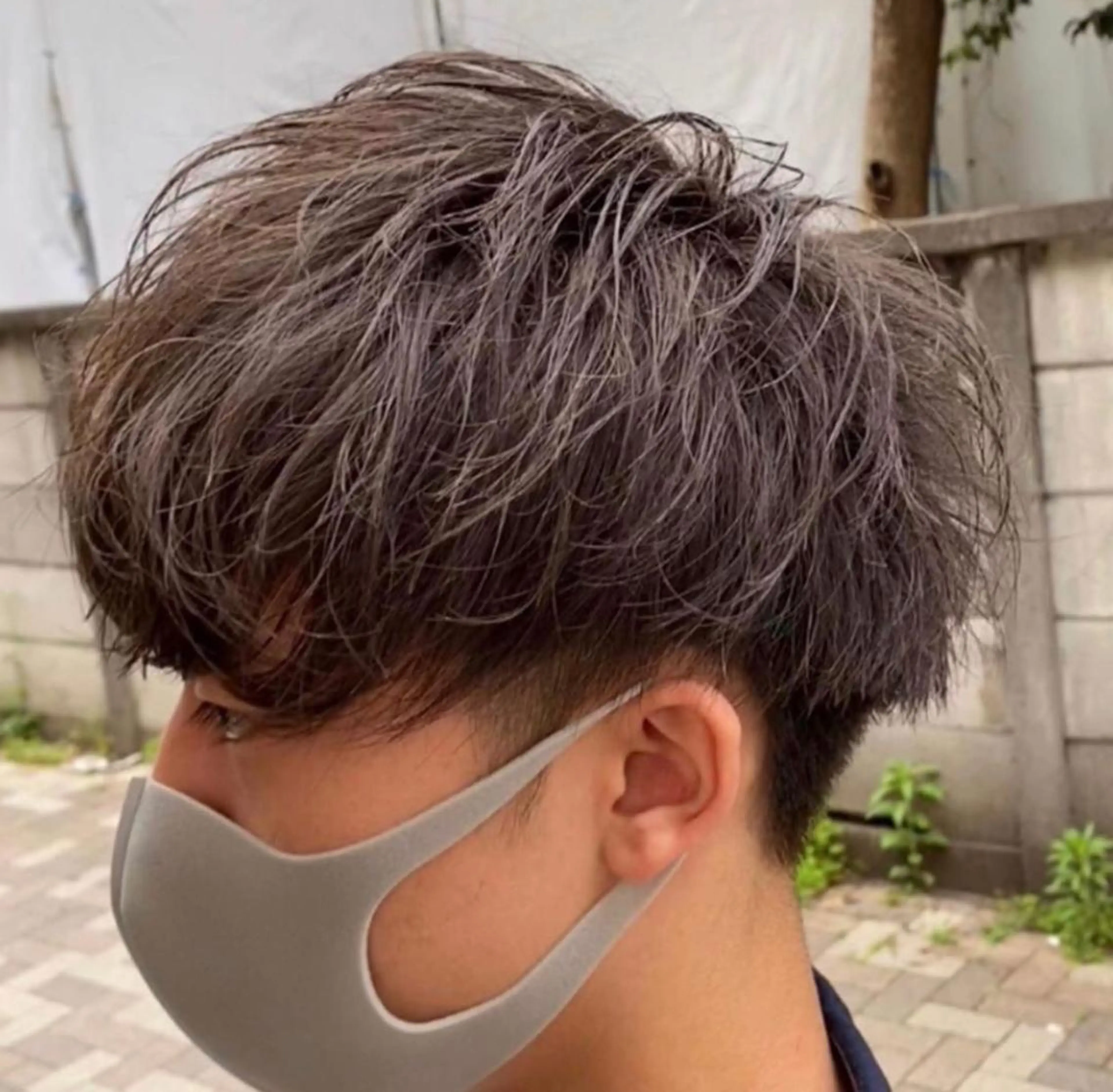 メンズ カット パーマ 海外レイヤー鯉渕 【海外風メンズも◎】のヘアスタイル