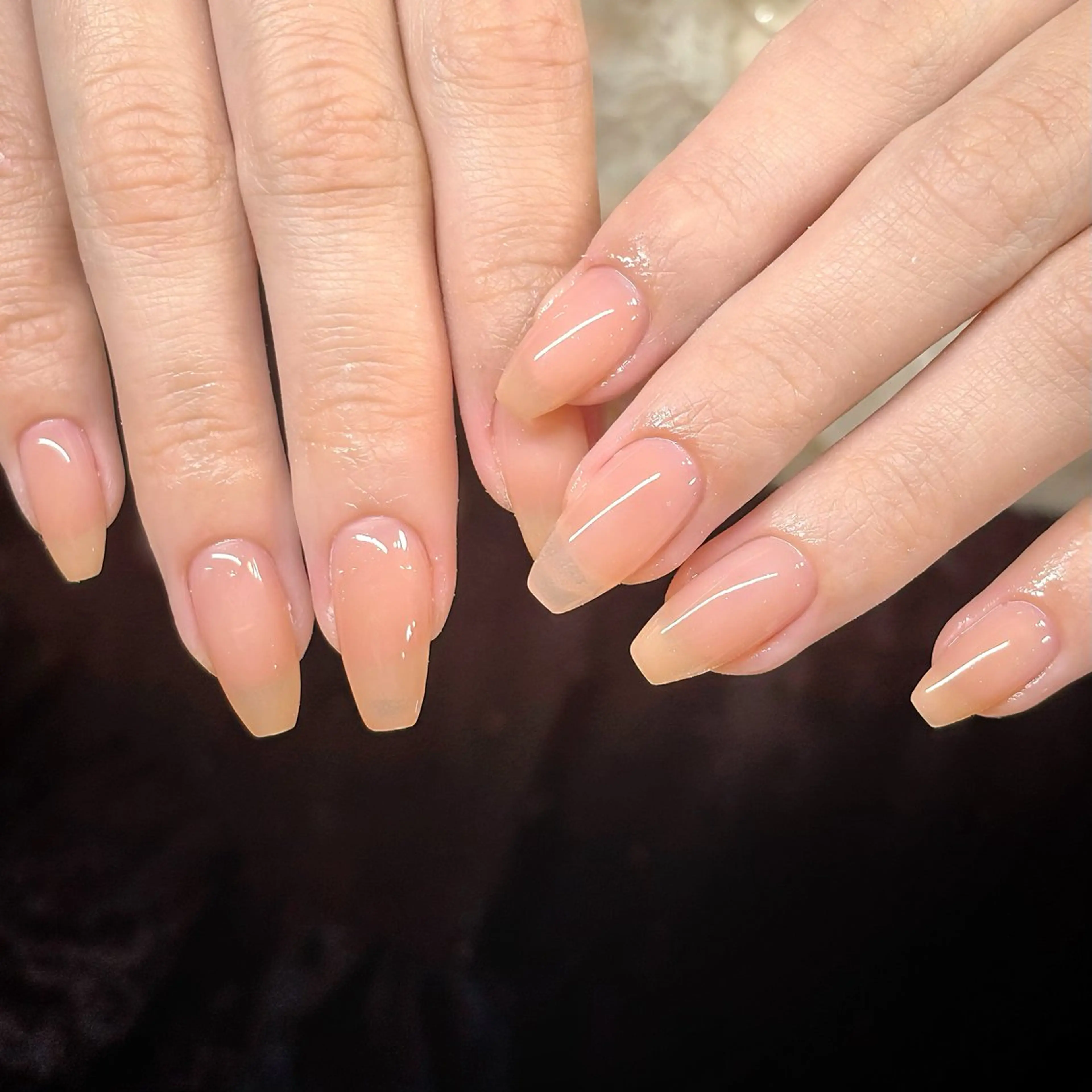 ネイル チークネイル 韓国ネイル オフィスネイル 春ネイル ワンホンネイル ハンドネイル ハンドケア 🫧OPELIA NAIL渋谷🫧のネイルデザイン