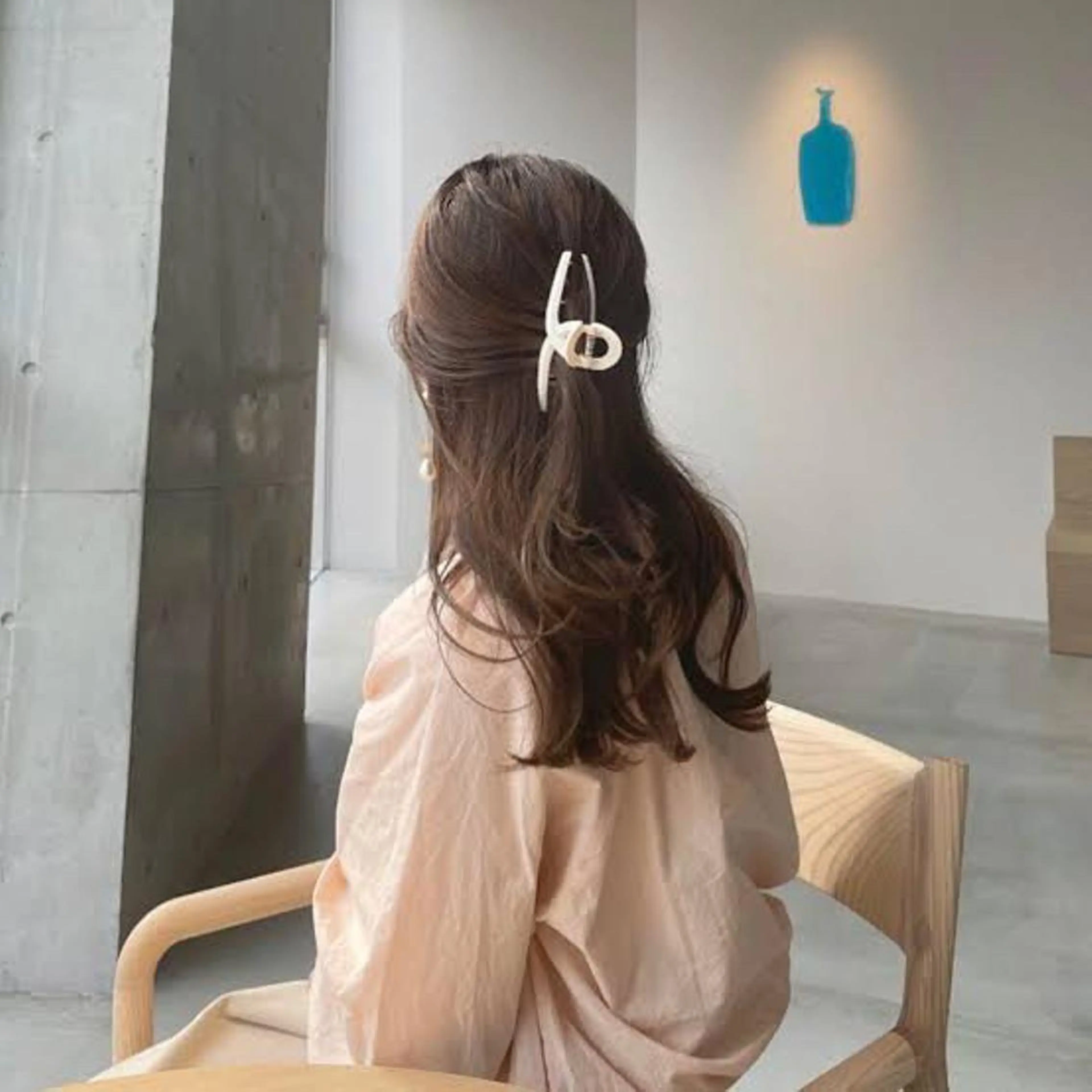 ロング カット ヘアカラー 縮毛矯正 トリートメント 💗ブリーチなし 透け感💗徳井はやとのヘアスタイル