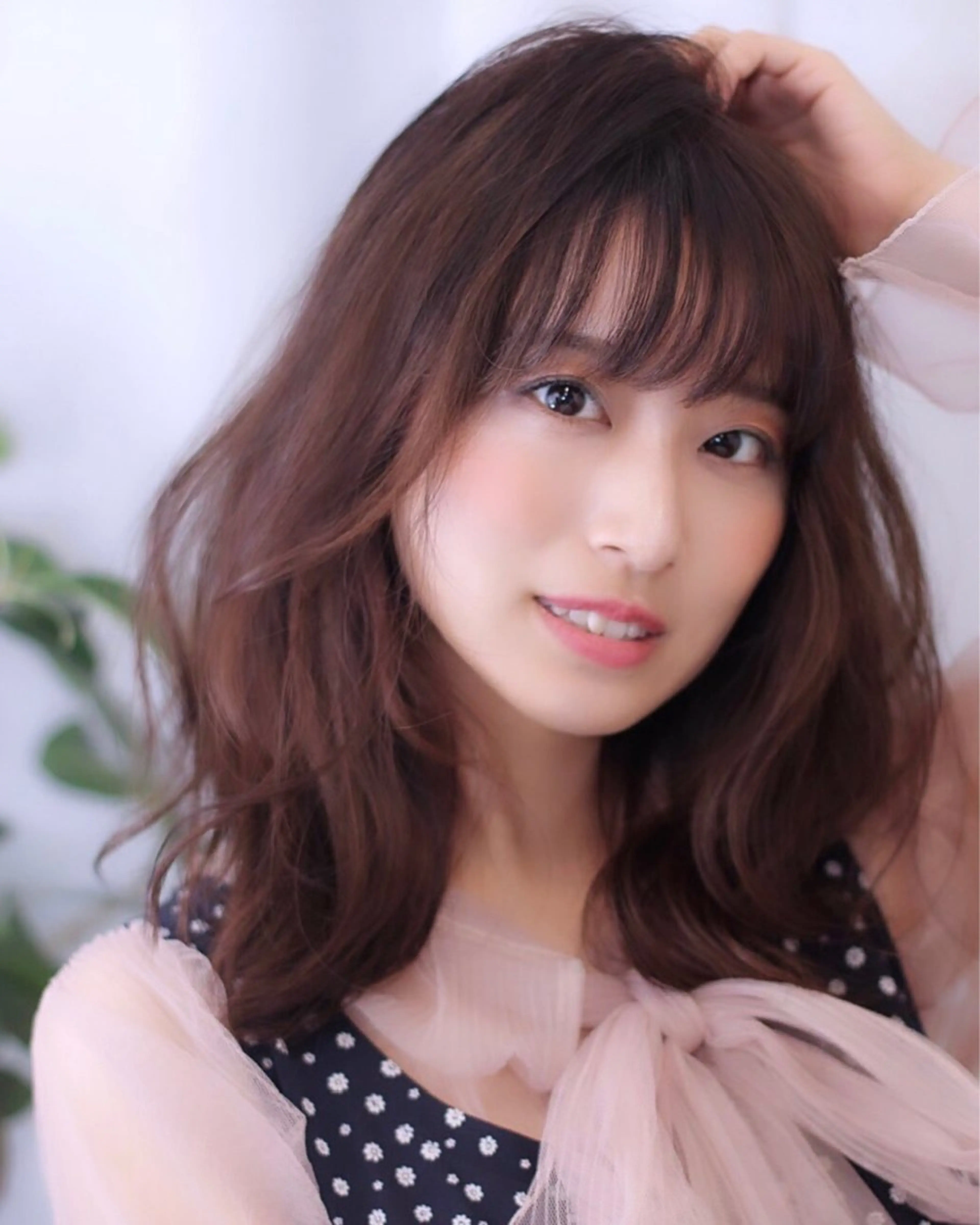 ミディアム カラー Yuu's所属・Yuu's 【ユウズ】のヘアスタイル