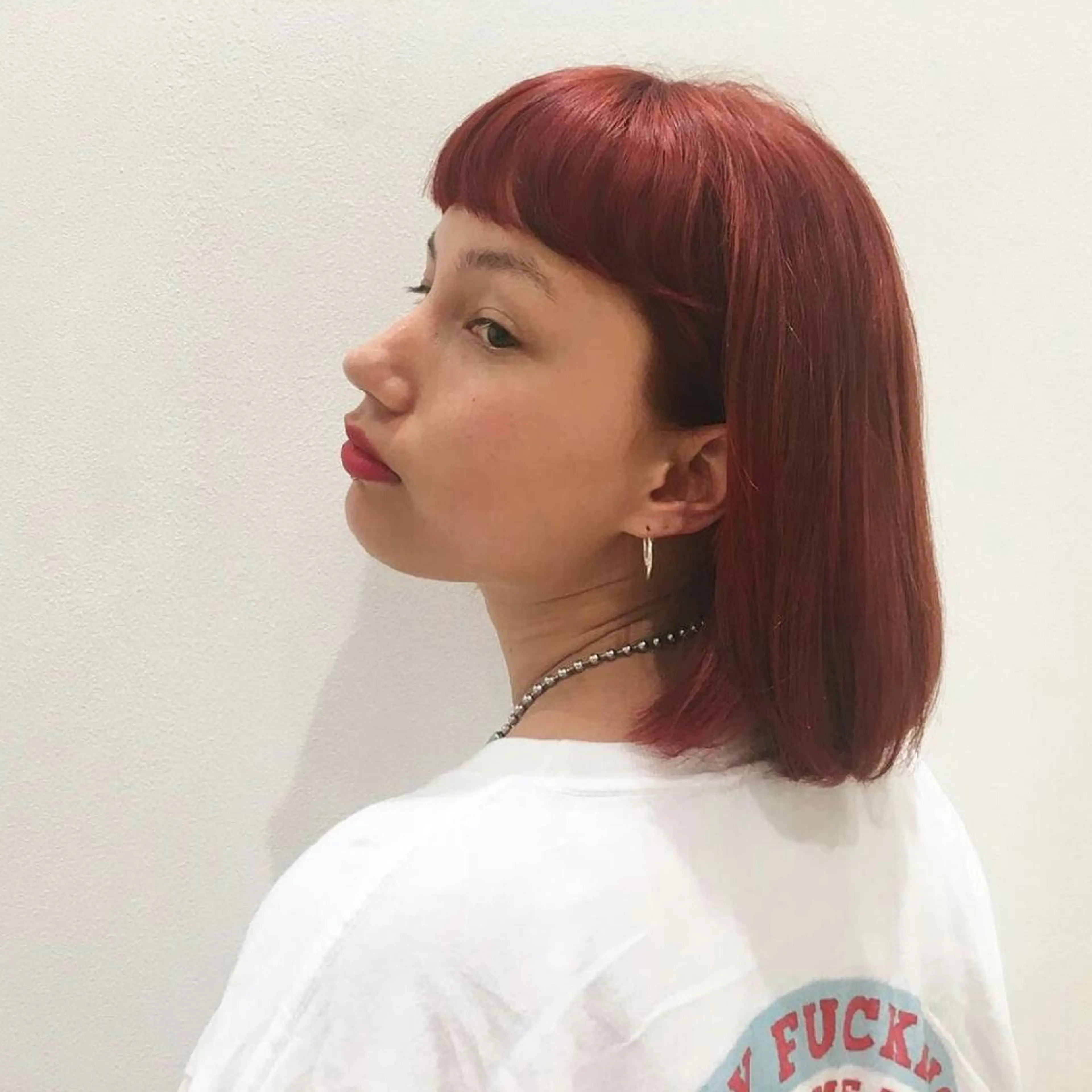 ショート カラー メゾンブランアヴェダ所属・ホリウチ ユキエのヘアスタイル