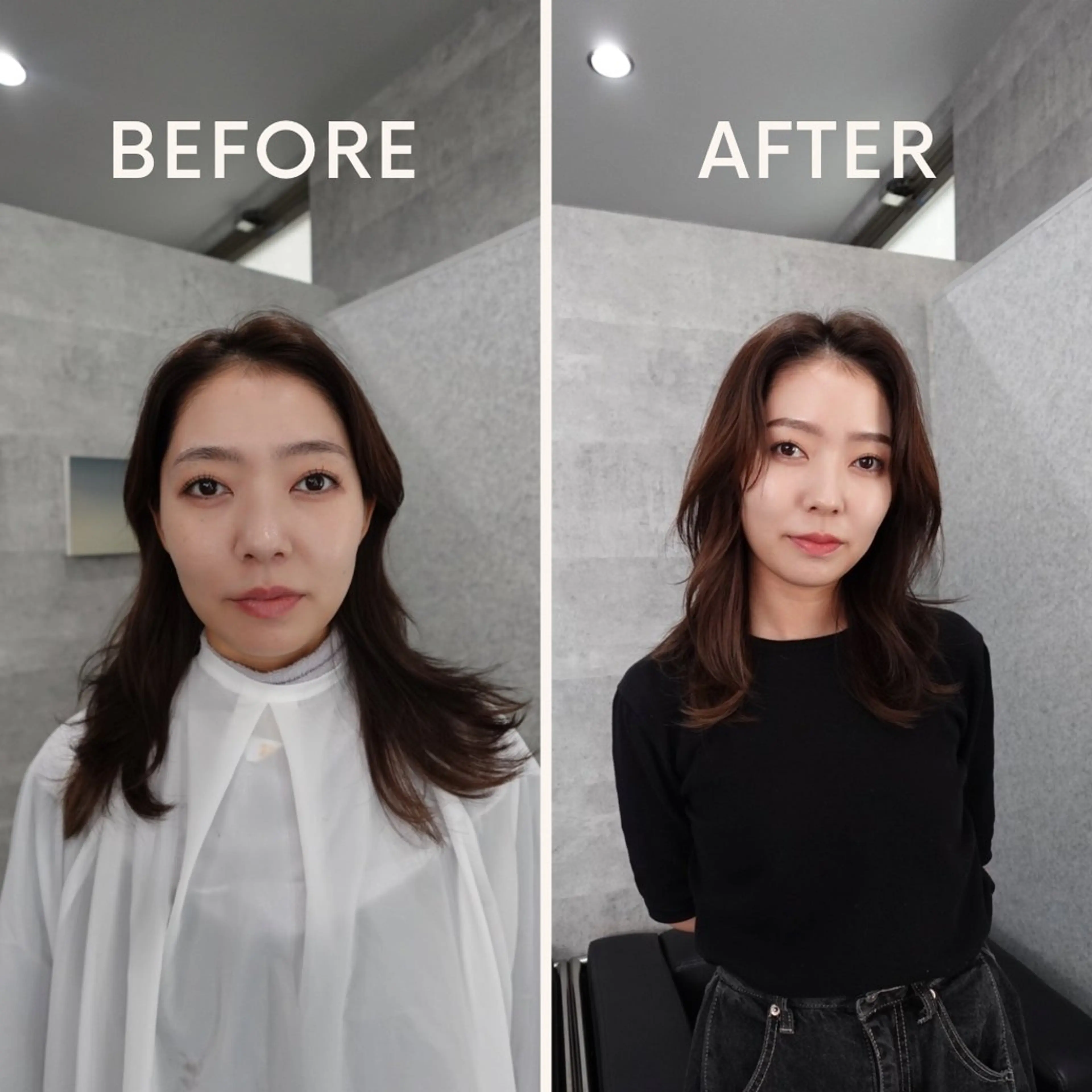 【🎃10月限定👻カットカラーも一緒に🎨】カット+カラー+スパ、トリートメント＋眉毛wax+眉パーマの写真