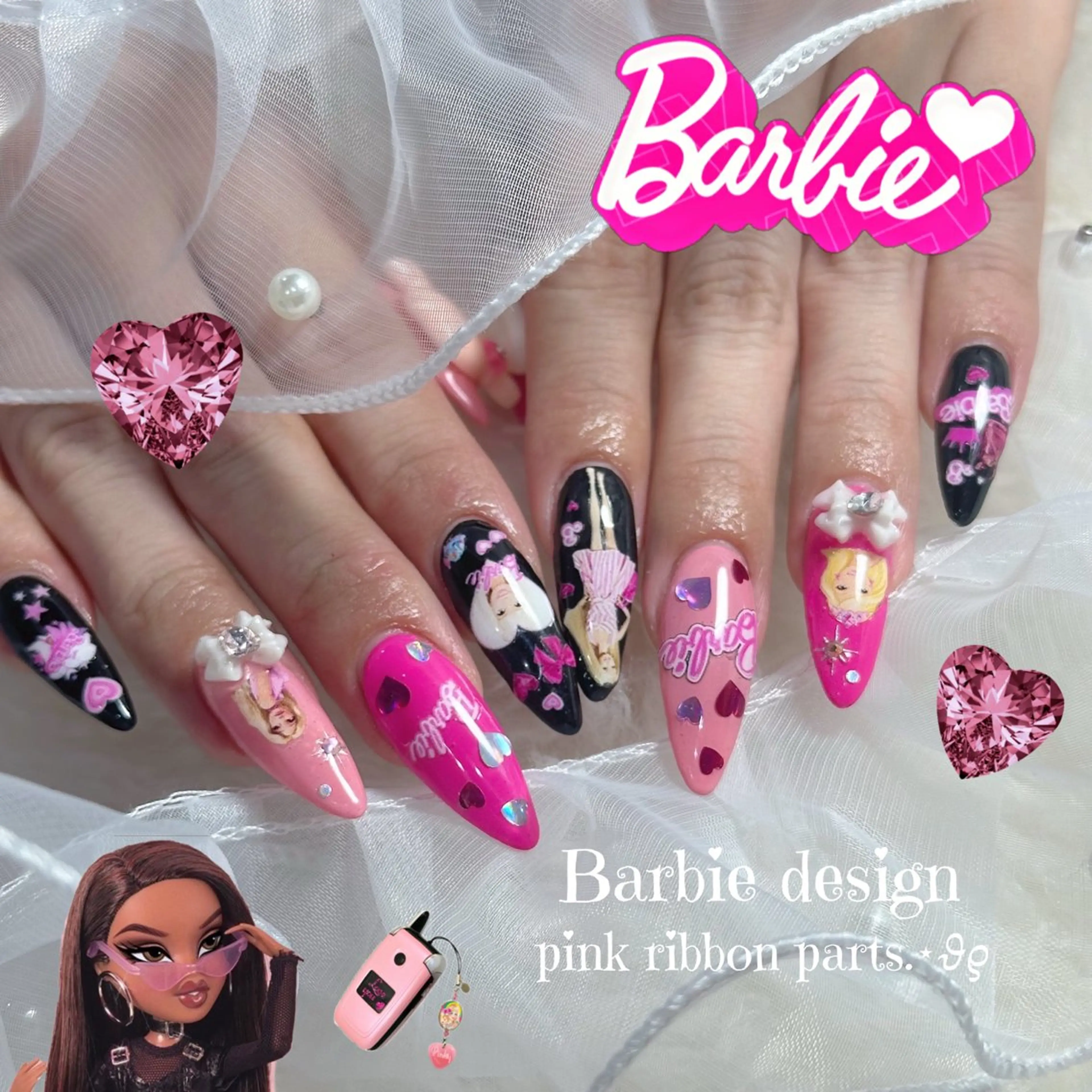 ネイル 持ち込み ハンドネイル EmaNail豊中 🎀SANAのネイルデザイン