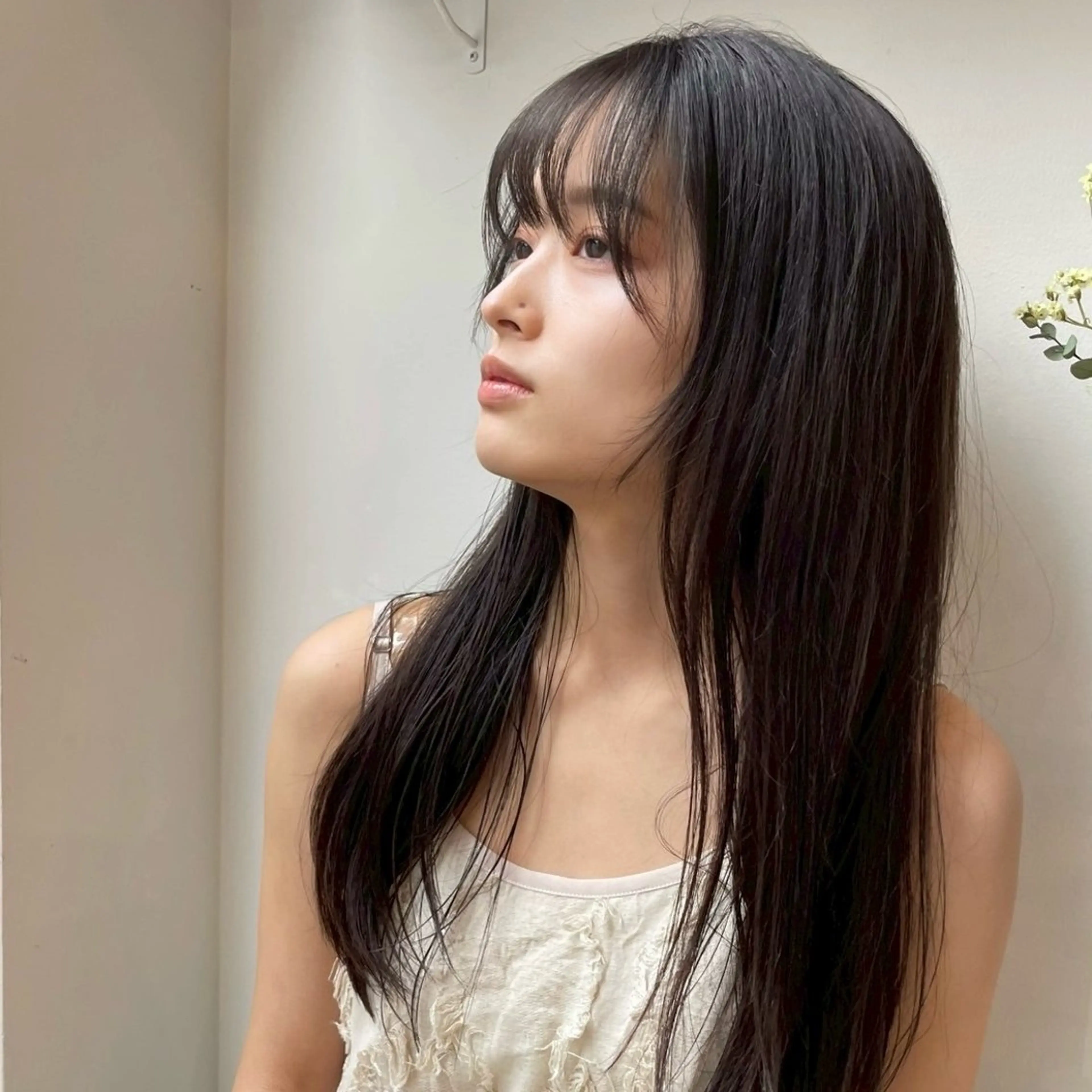 セミロング カラー 無料カラー🧹 miyukiのヘアスタイル