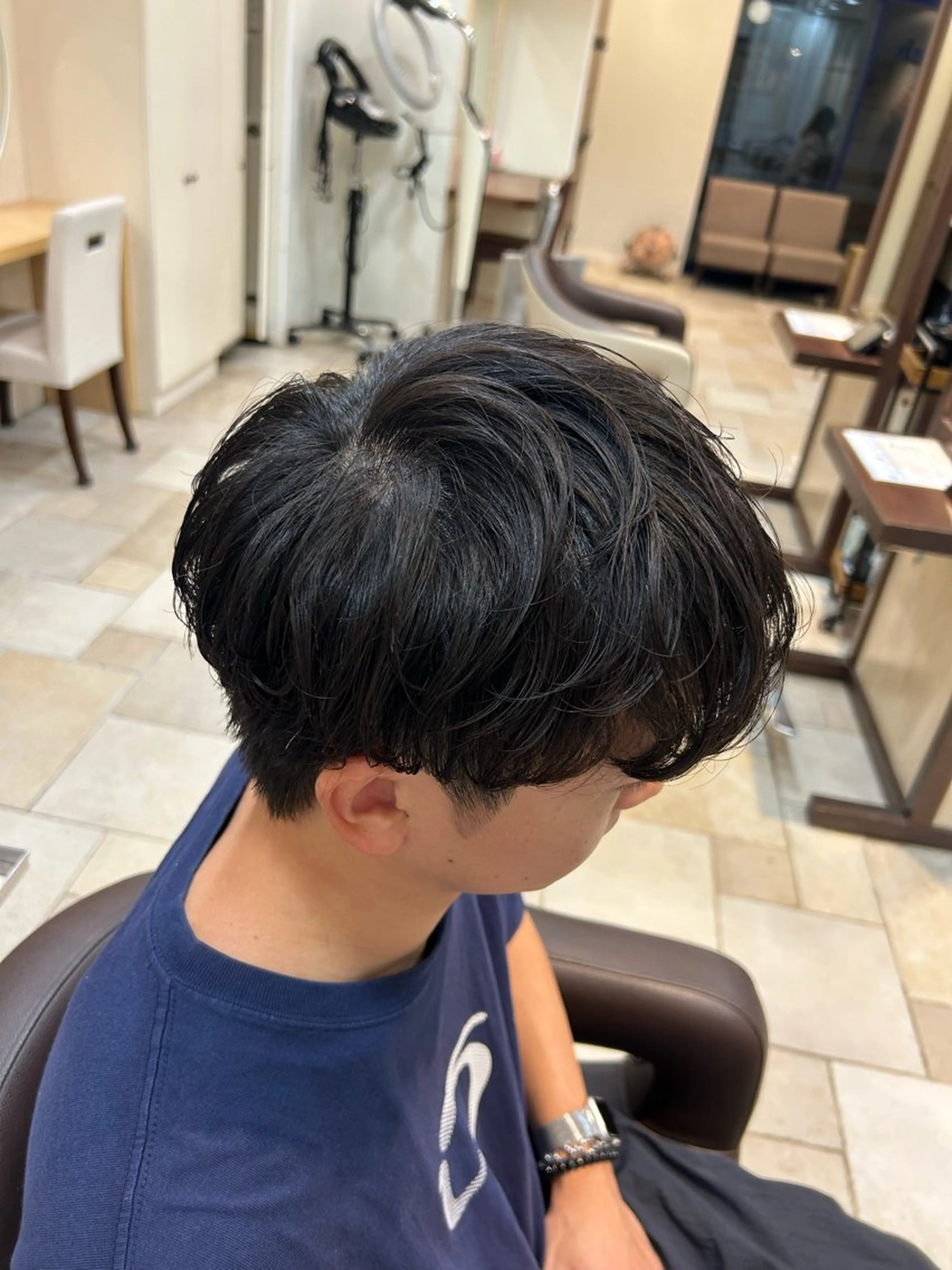 メンズ カット パーマ 脇野 真琴のヘアスタイル