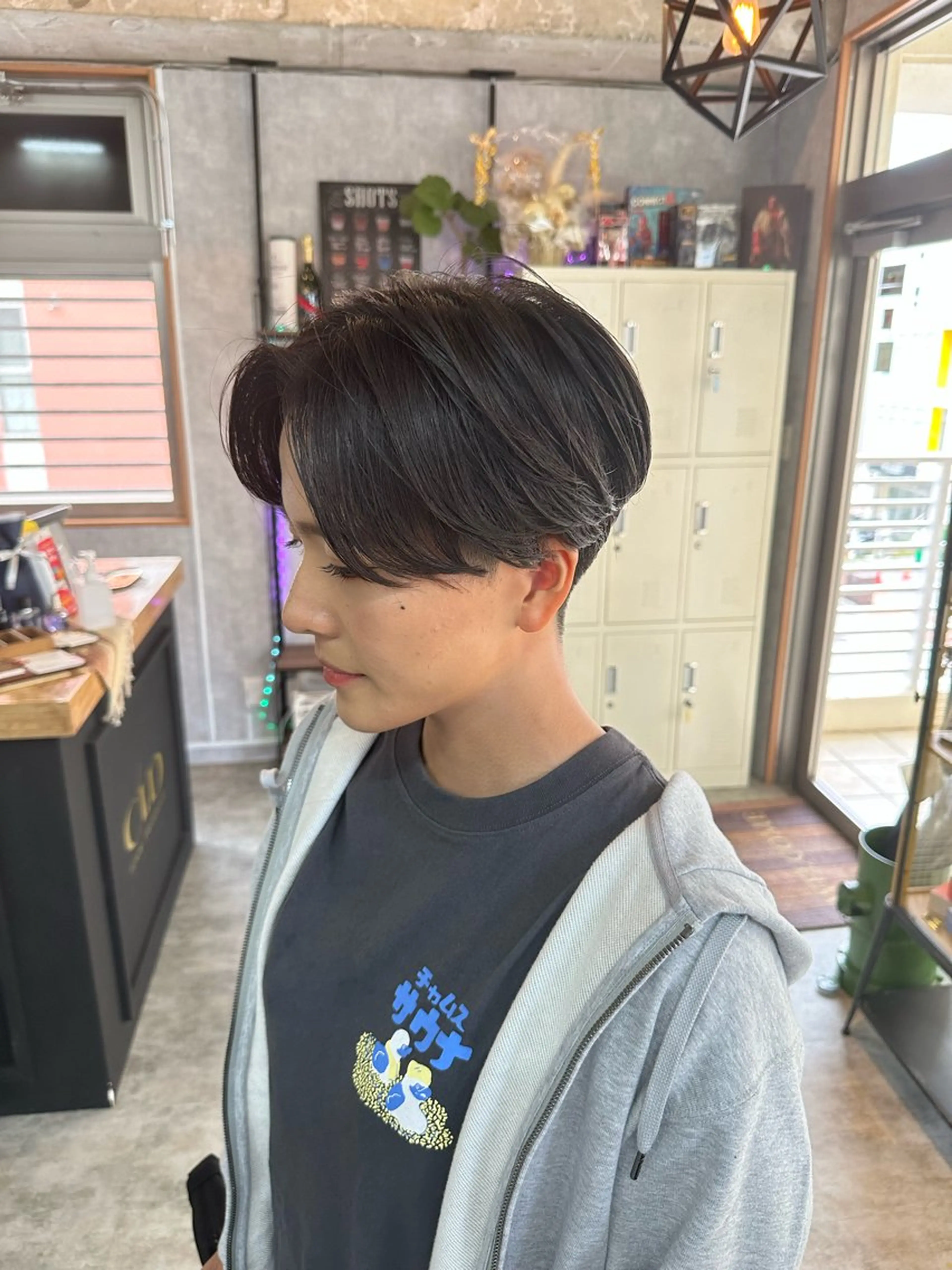 ショート 切りっぱなしボブ ショートボブ ハンサムショート 丸みショート ボブ C’LD hair  produce /シールドヘア所属・モテ髪/ボブ/ショー ト/アダチフウトのヘアスタイル