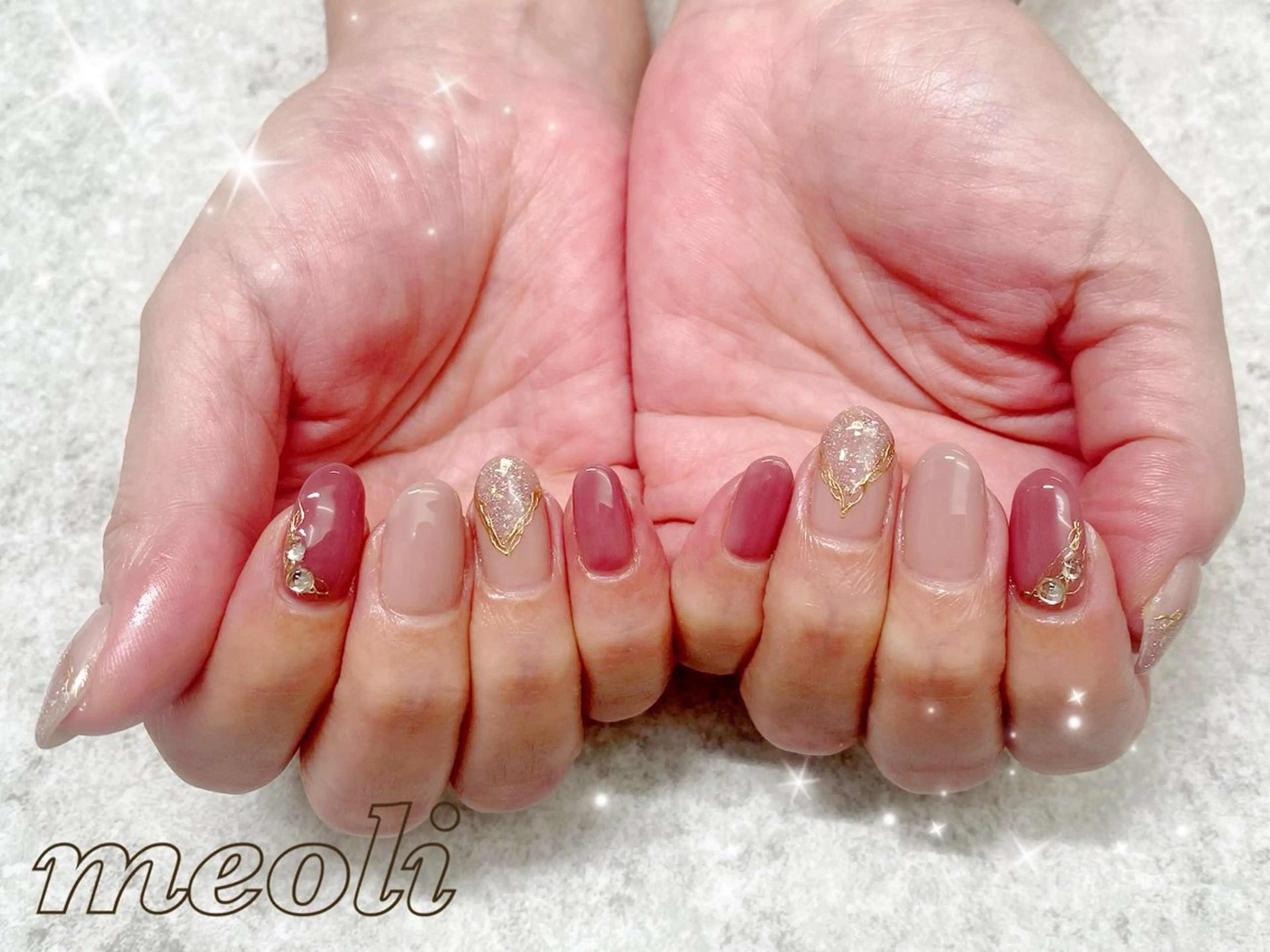 ネイル ハンドネイル nail salon meoli メグのネイルデザイン