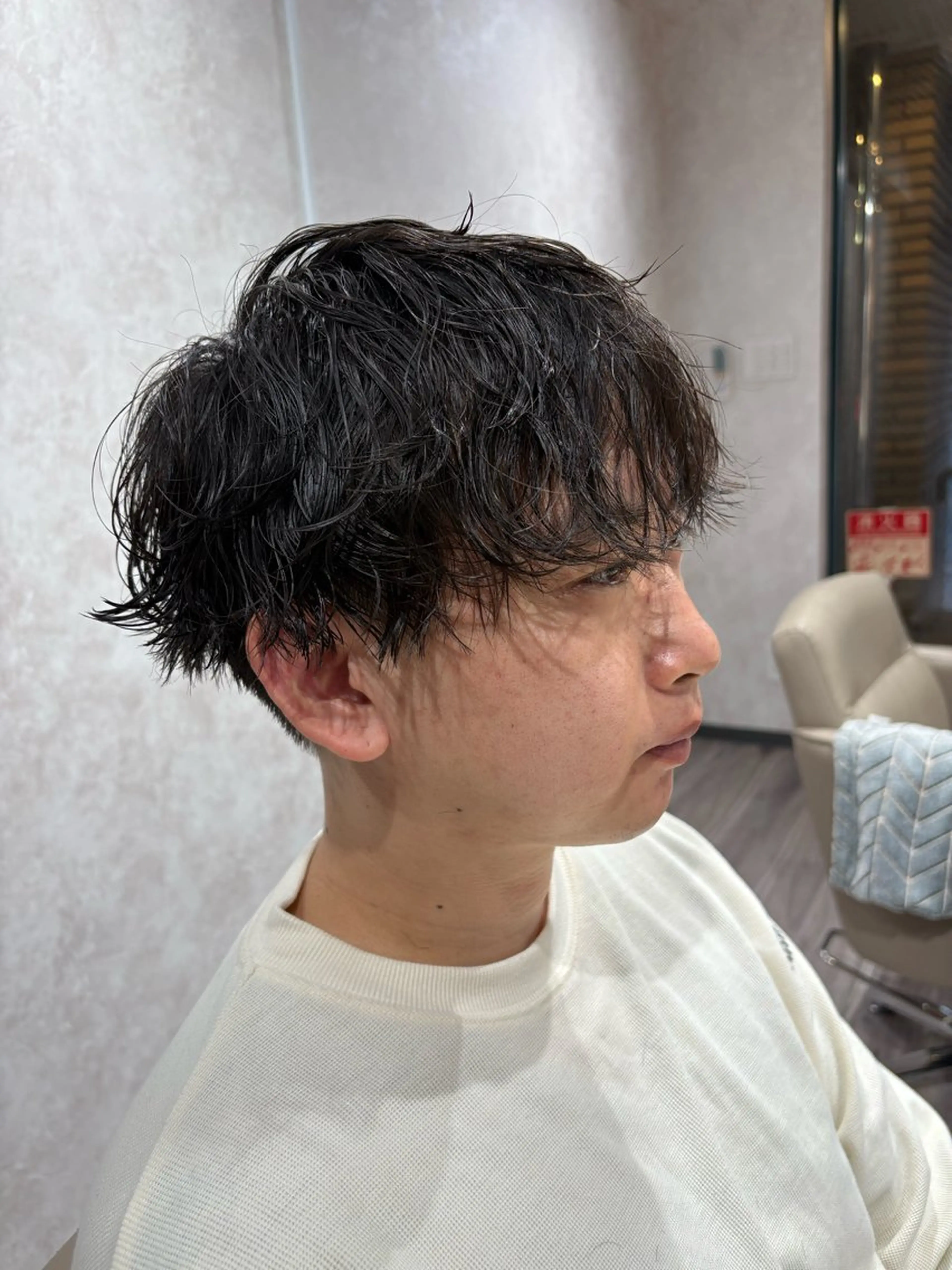 メンズ カット パーマ 林 将大のヘアスタイル